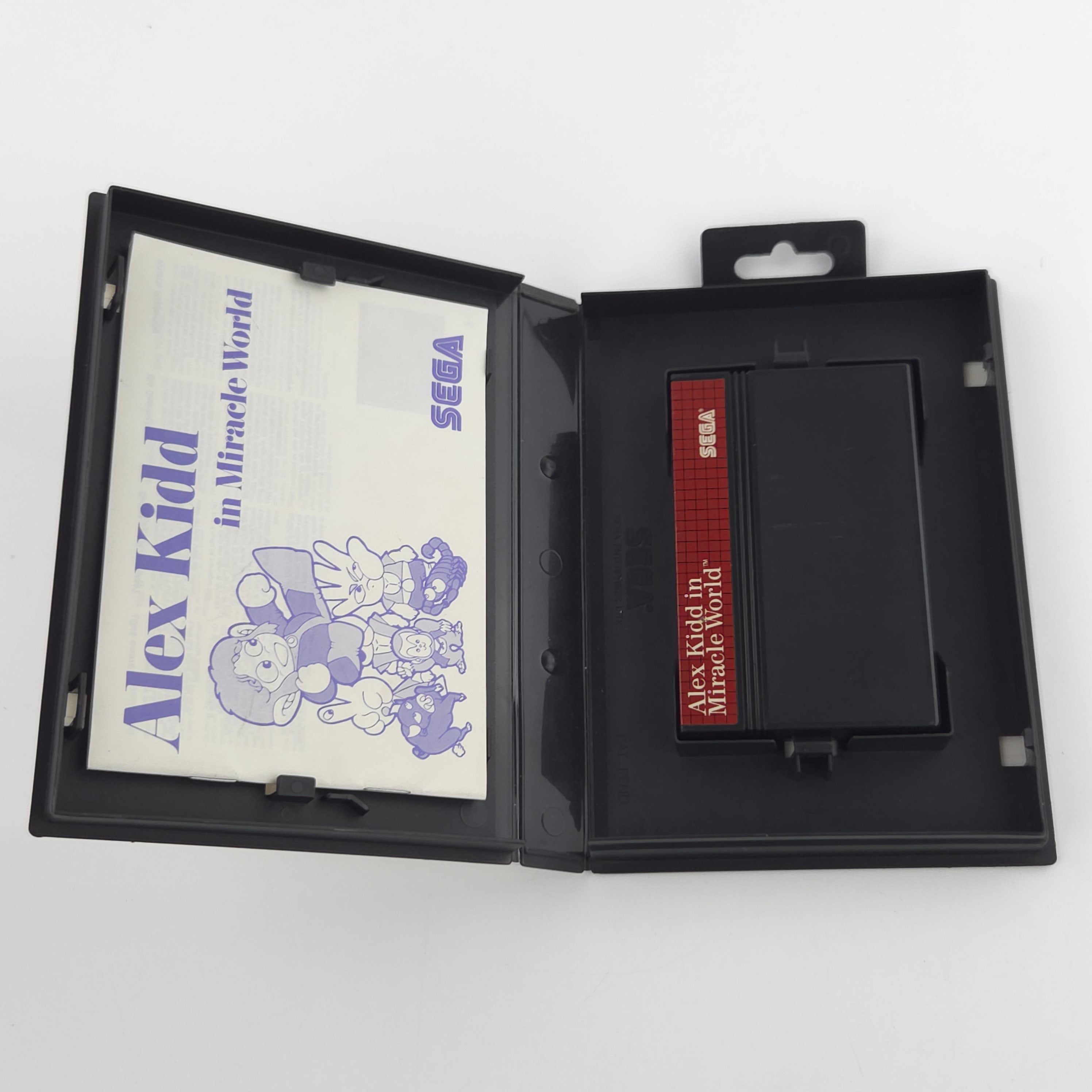 Sega Master System Spiel Alex Kidd Miracle World OVP PAL