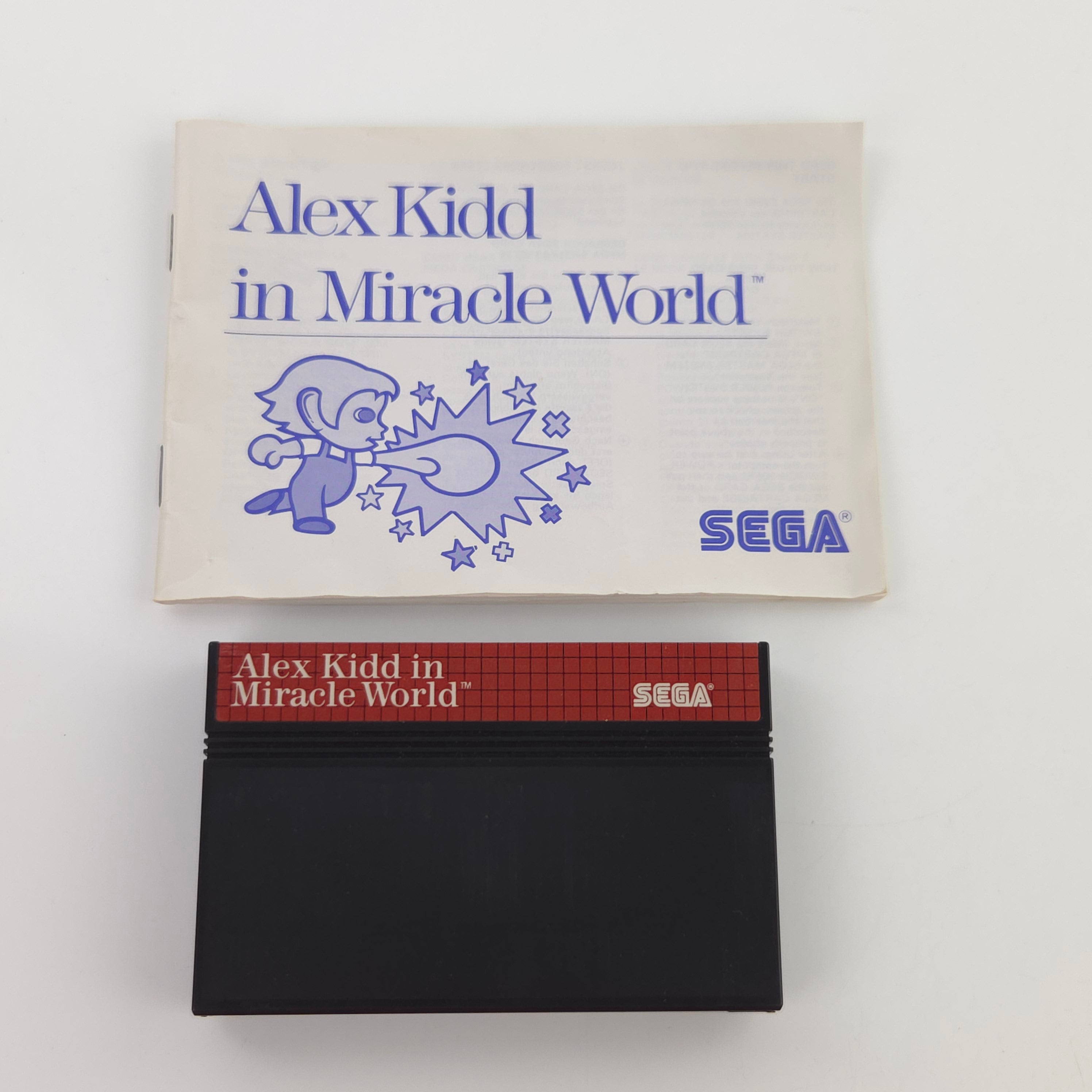 Sega Master System Spiel Alex Kidd Miracle World MS OVP