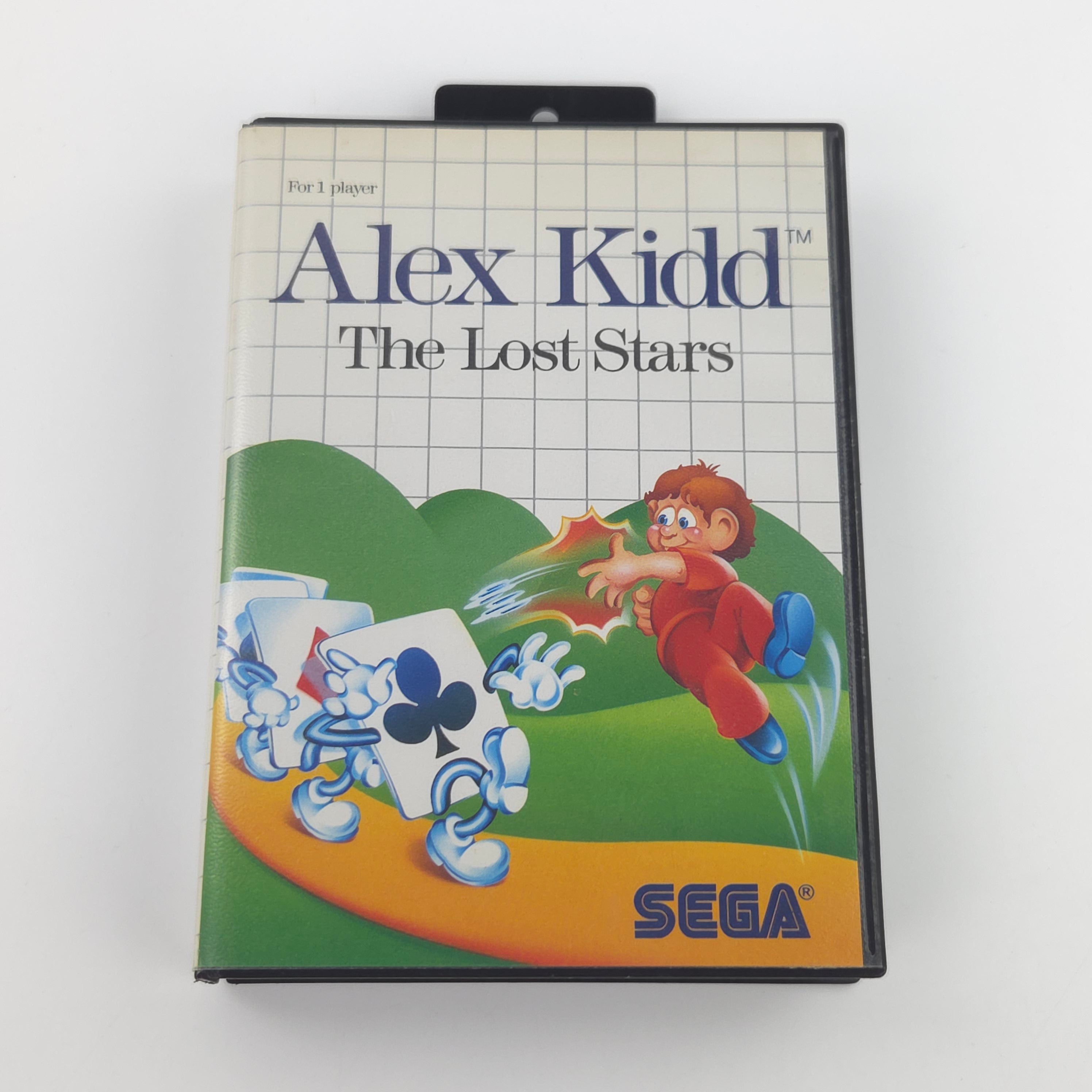 Master System Spiel Alex Kidd Lost Stars OVP PAL