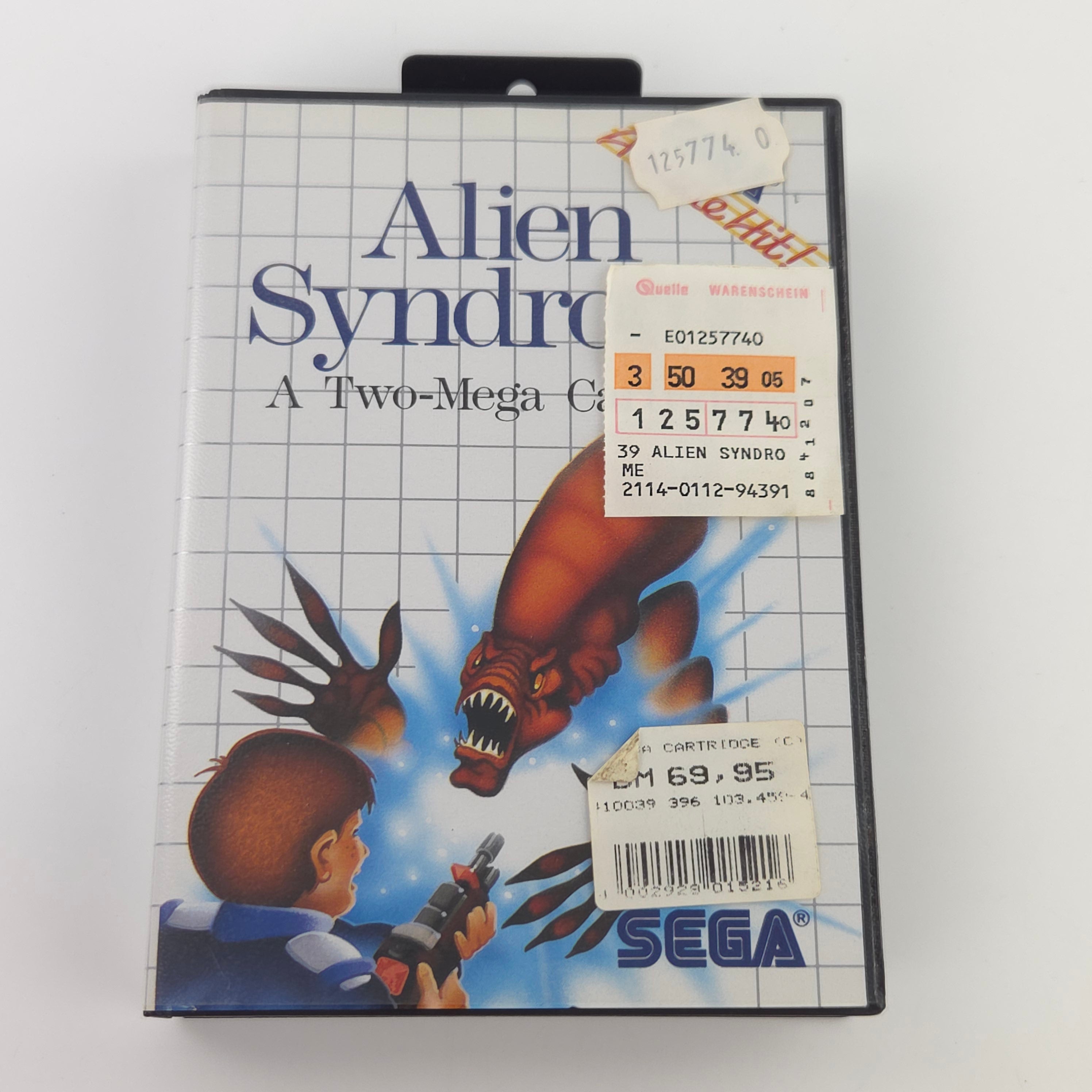 Sega Master System Spiel Alien Syndrome MS Modul OVP PAL