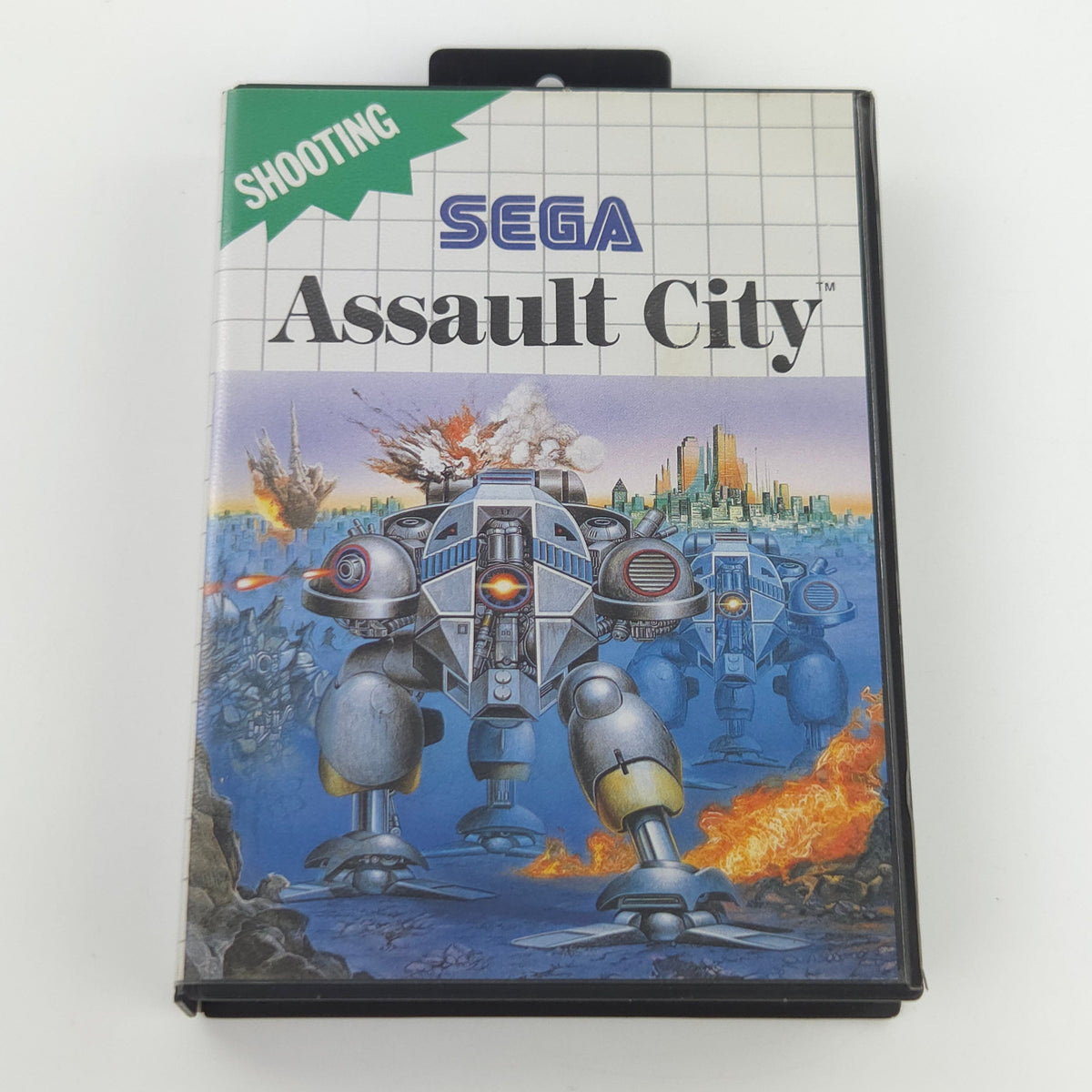 Sega Master System Spiel Assault City OVP PAL