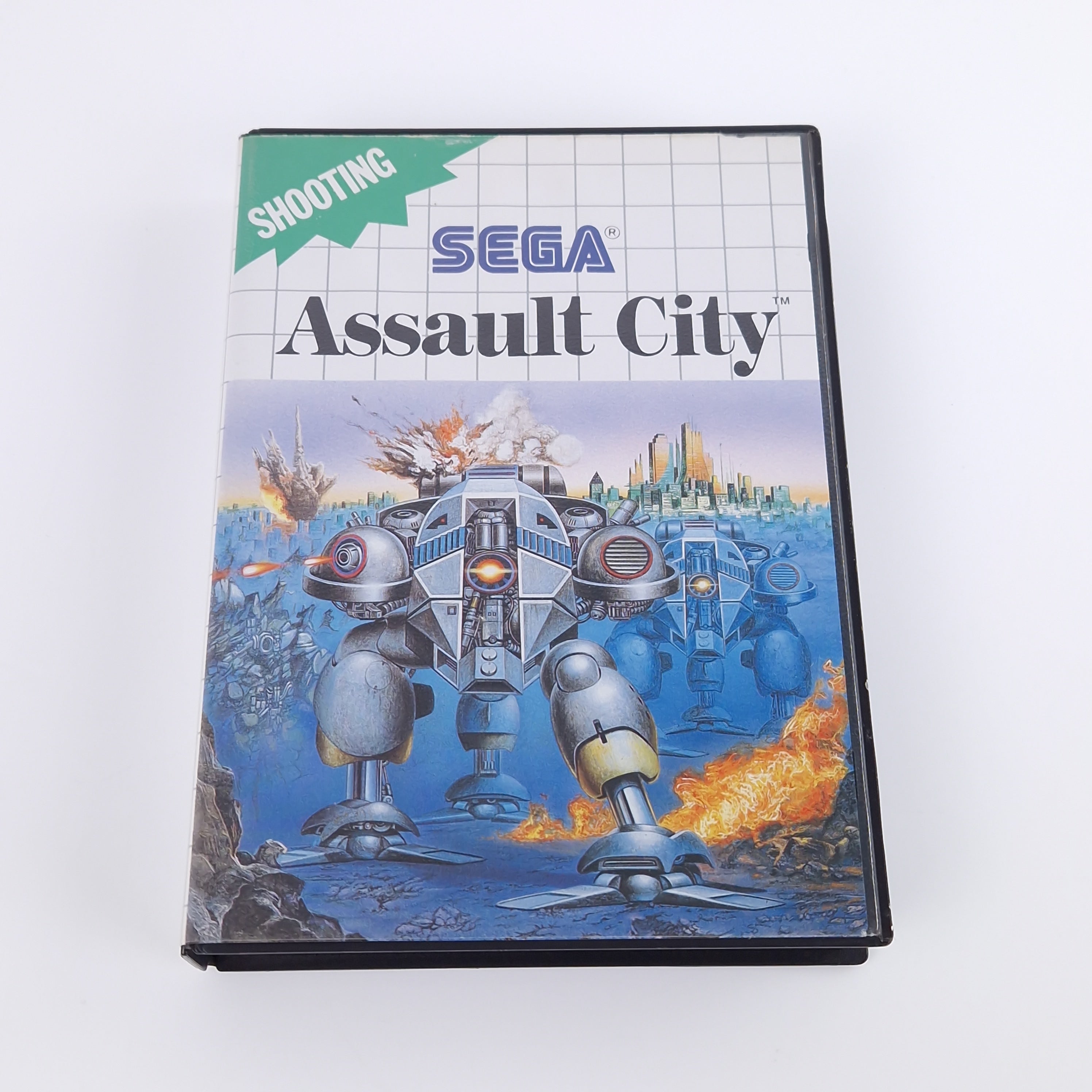 Sega Master System Spiel – Assault City OVP PAL MS