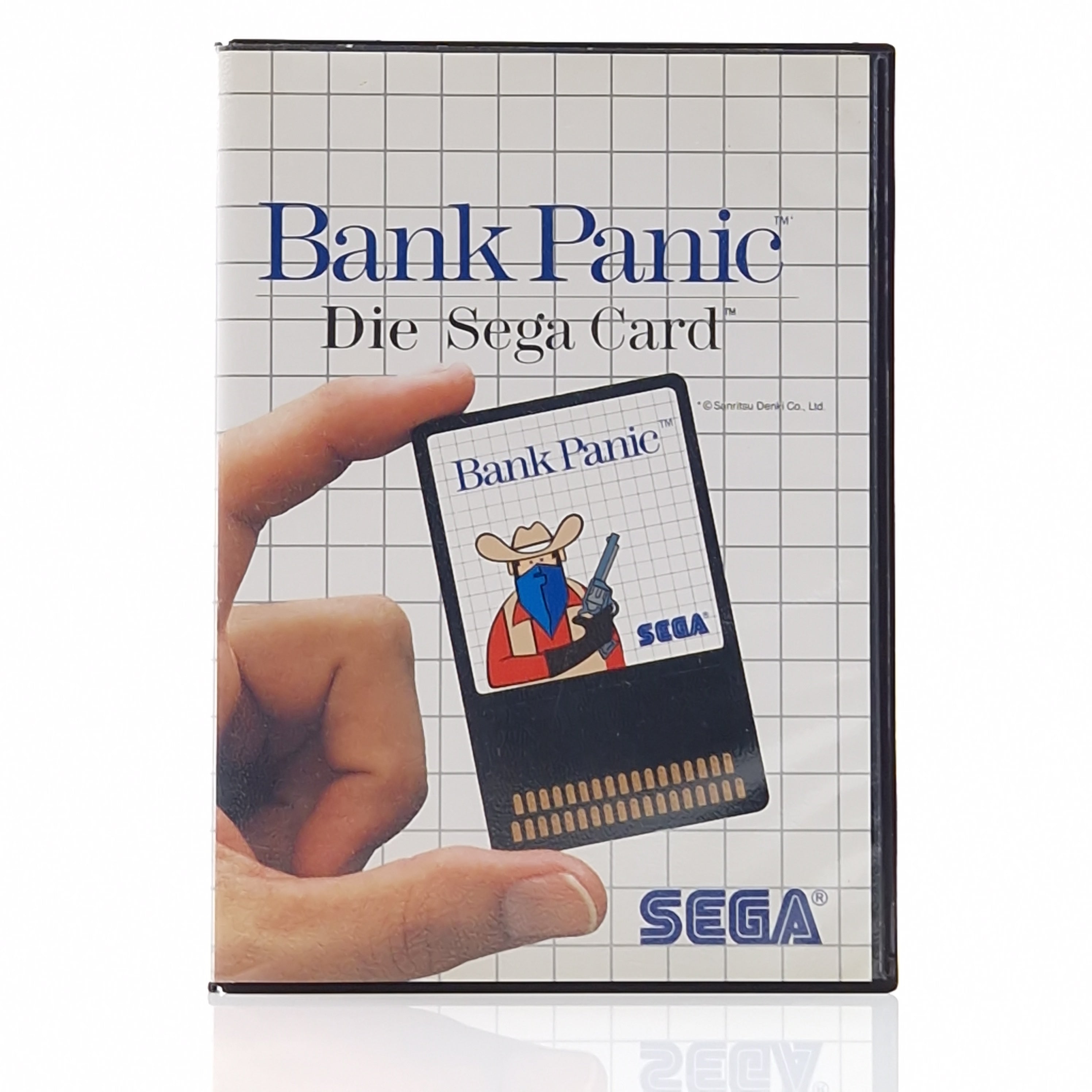 Sega Master System Spiel – Bank Panic Die Sega Card OVP