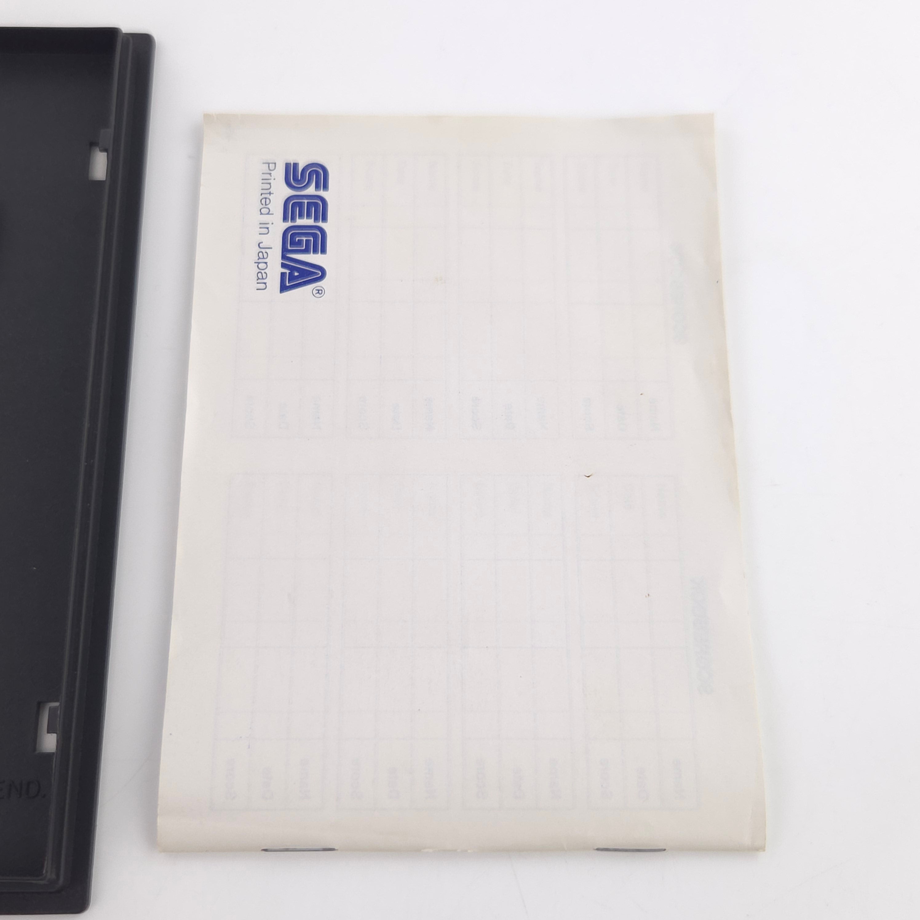 Sega Master System Spiel Bank Panic Card OVP PAL EUR