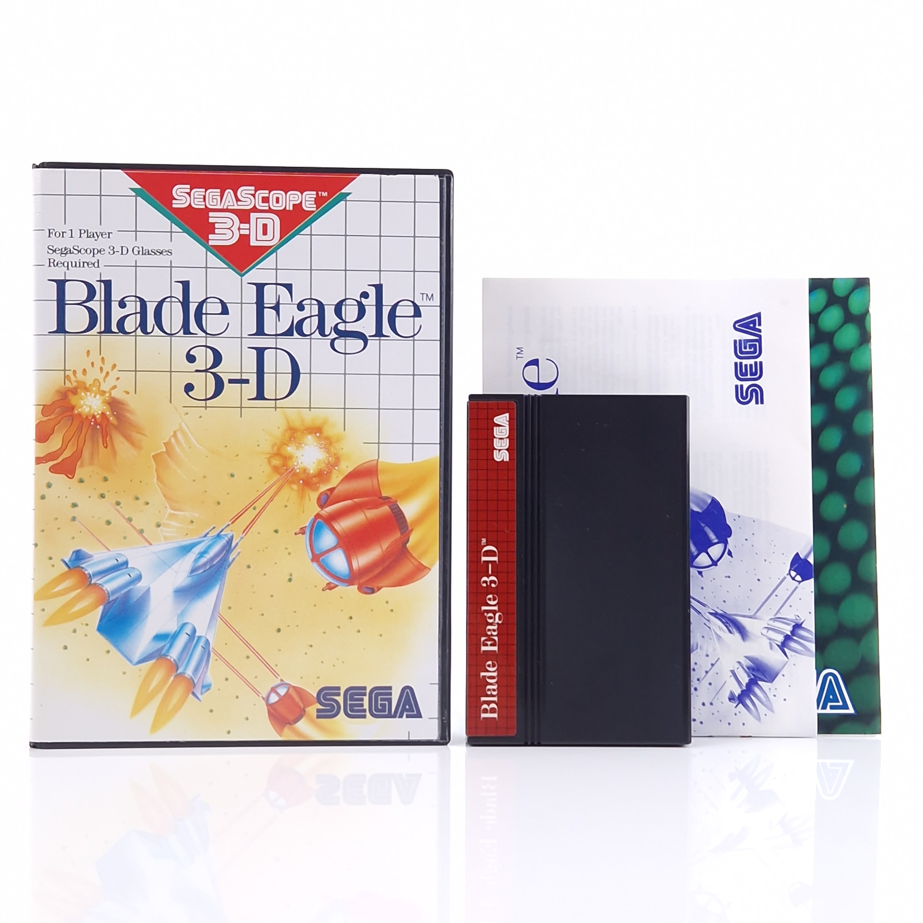 Sega Master System Spiel – Blade Eagle 3-D OVP PAL