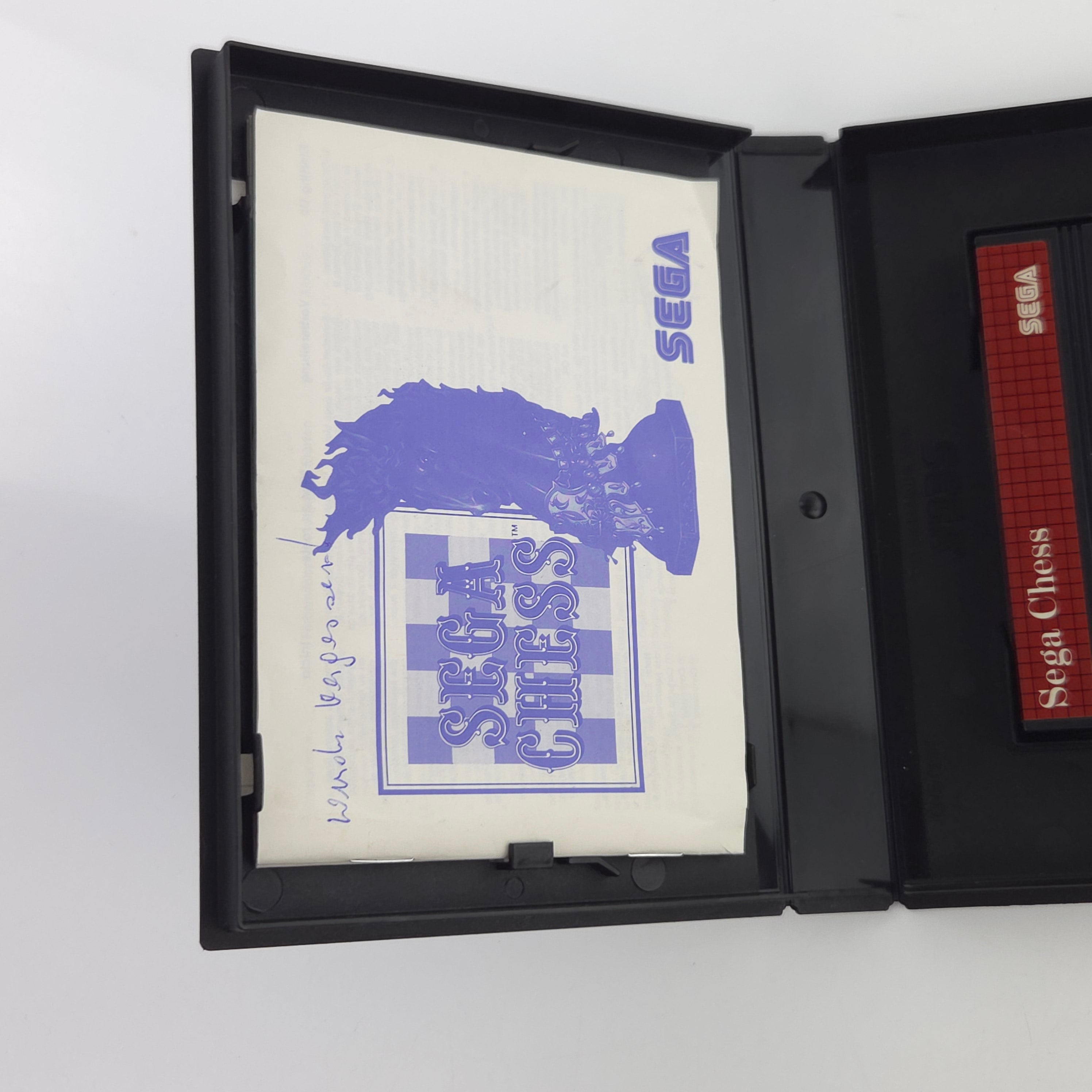 Sega Master System Spiel Sega Chess Modul Anleitung OVP PAL