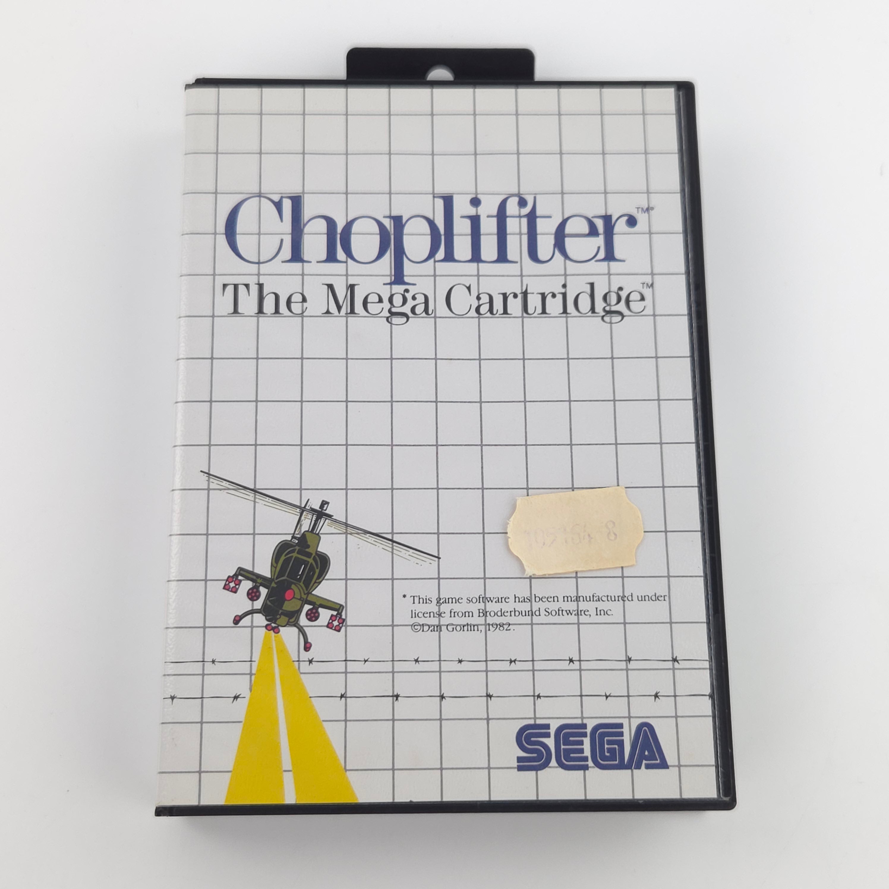 Sega Master System Spiel Choplifter Modul OVP PAL EUR