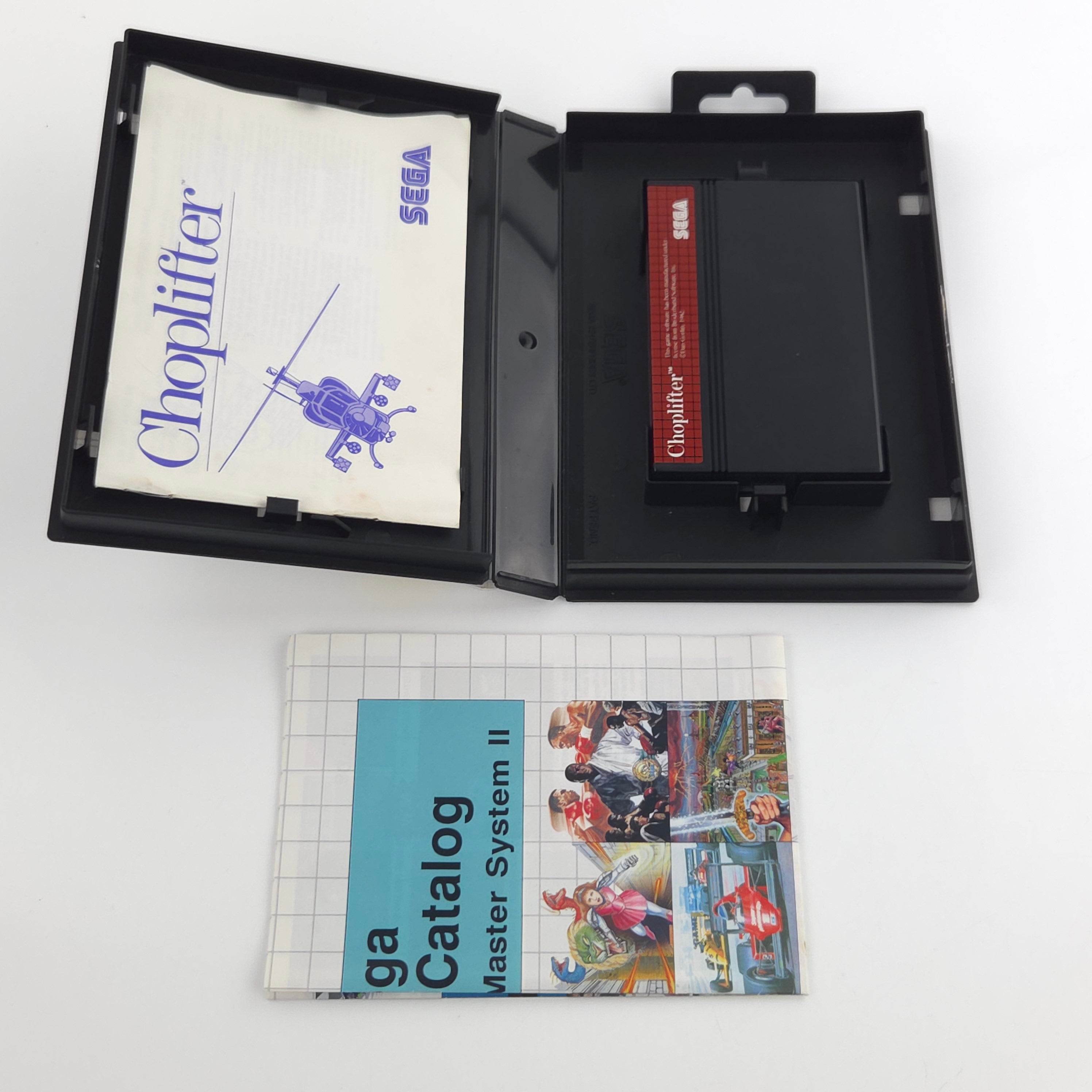 Sega Master System Spiel Choplifter Modul OVP PAL EUR