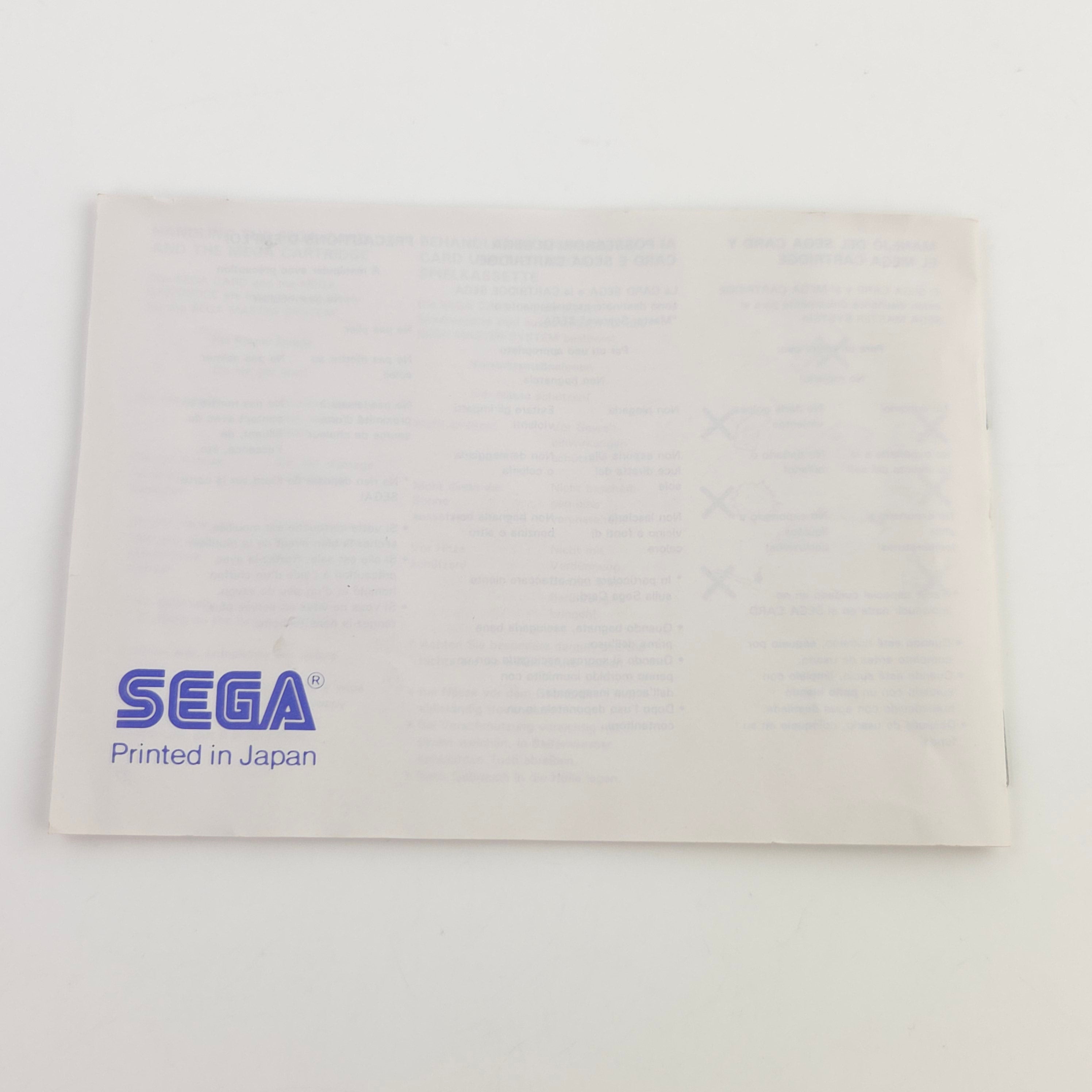 Sega Master System Spiel Choplifter MS Modul OVP PAL EUR