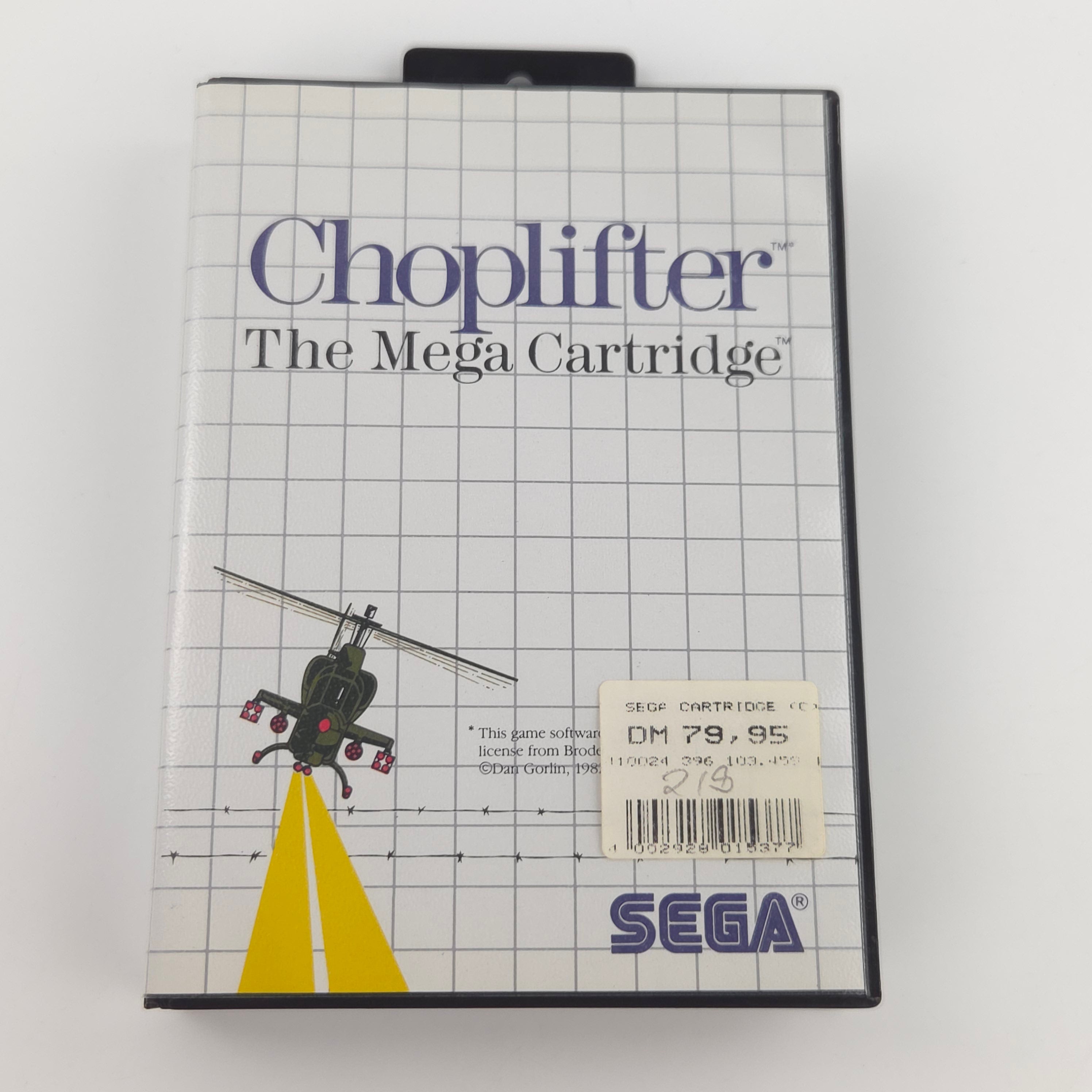 Sega Master System Spiel Choplifter MS Modul OVP PAL EUR