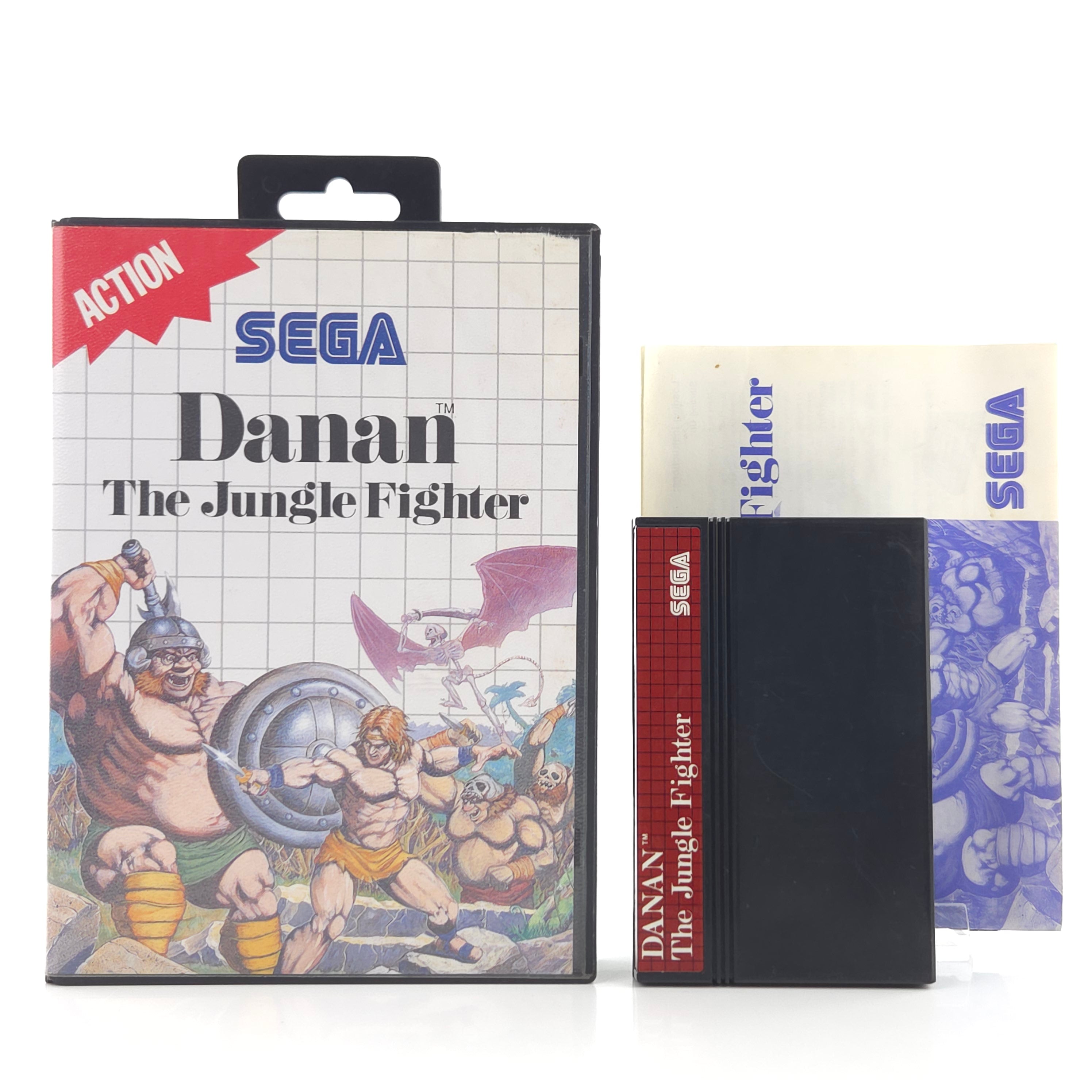 Master System Spiel Danan Jungle Fighter OVP PAL