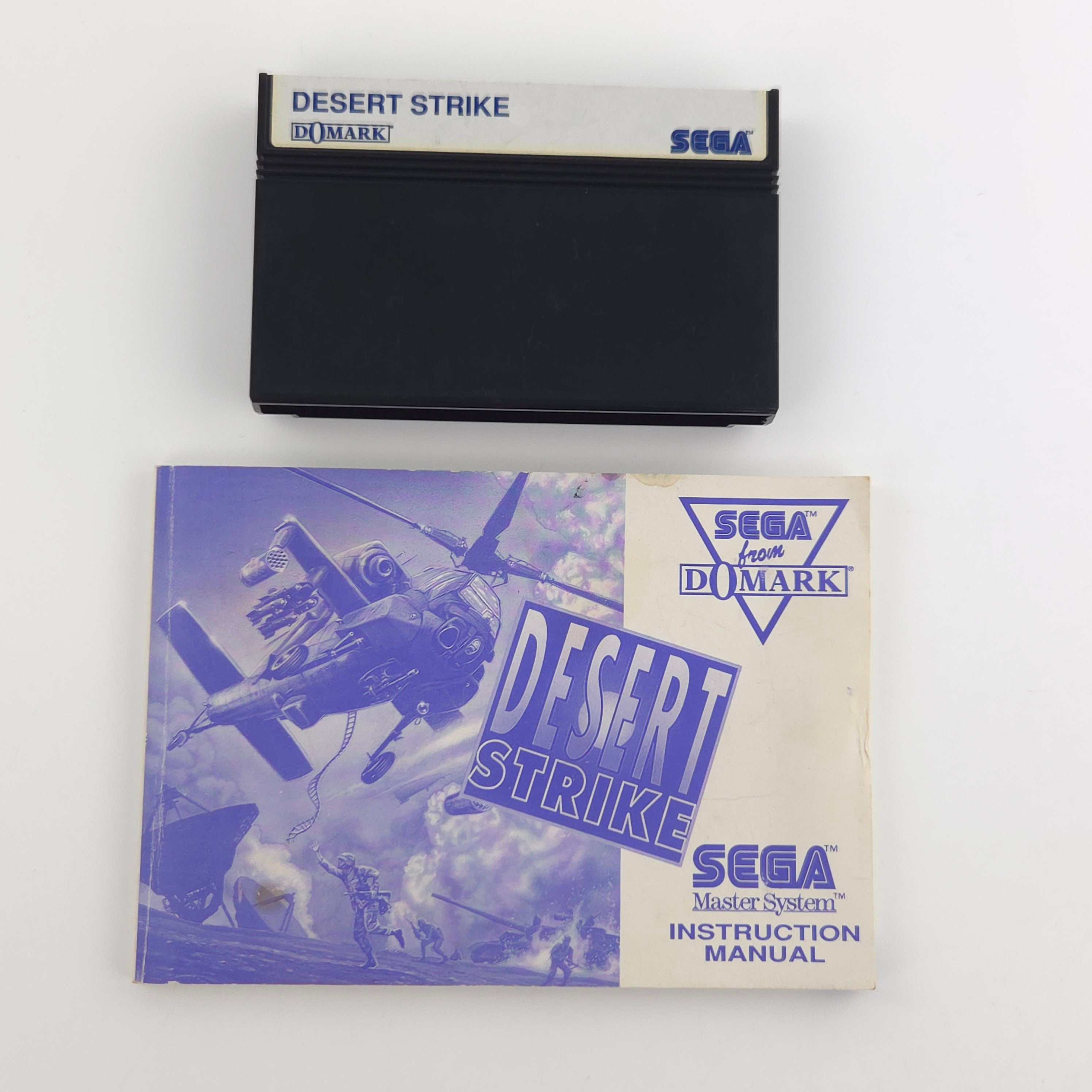 Master System Spiel Desert Strike OVP PAL EUR Domark