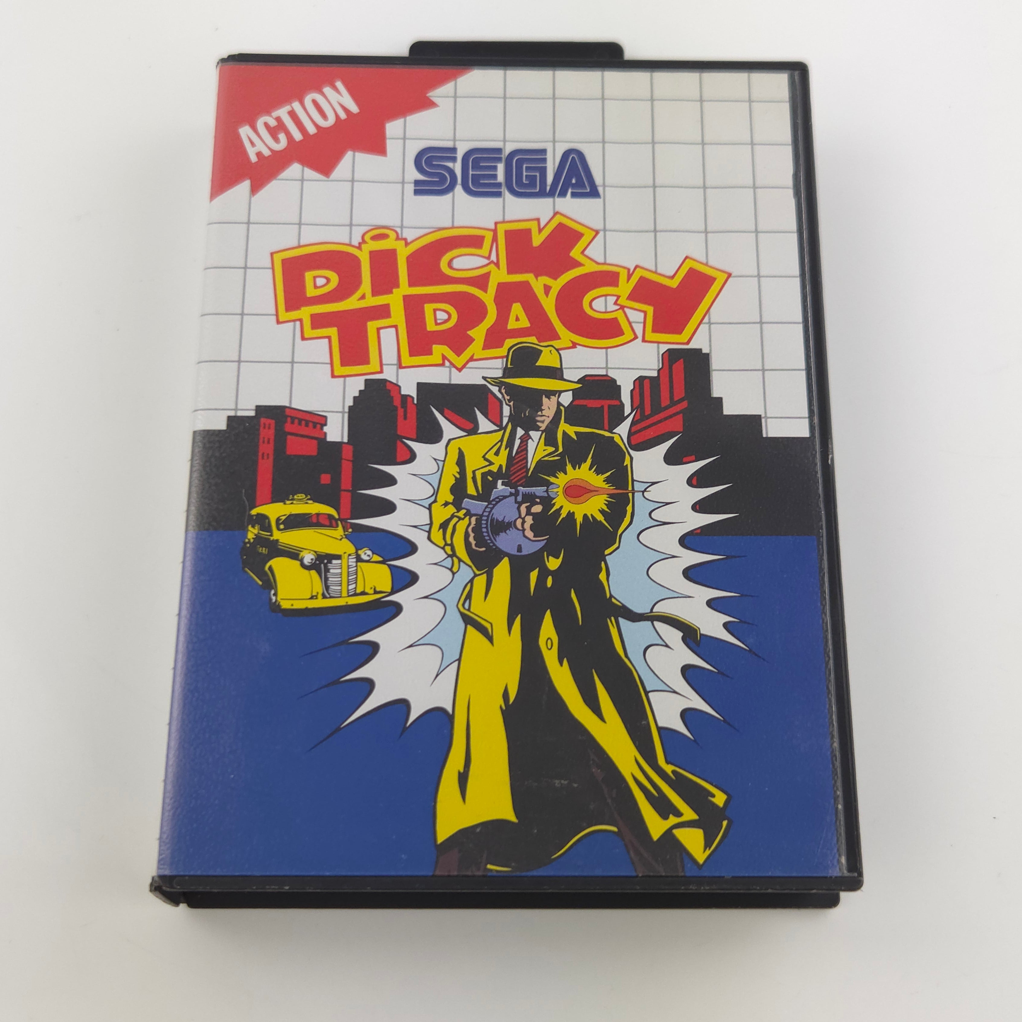 Sega Master System Spiel – Dick Tracy Modul Anleitung PAL