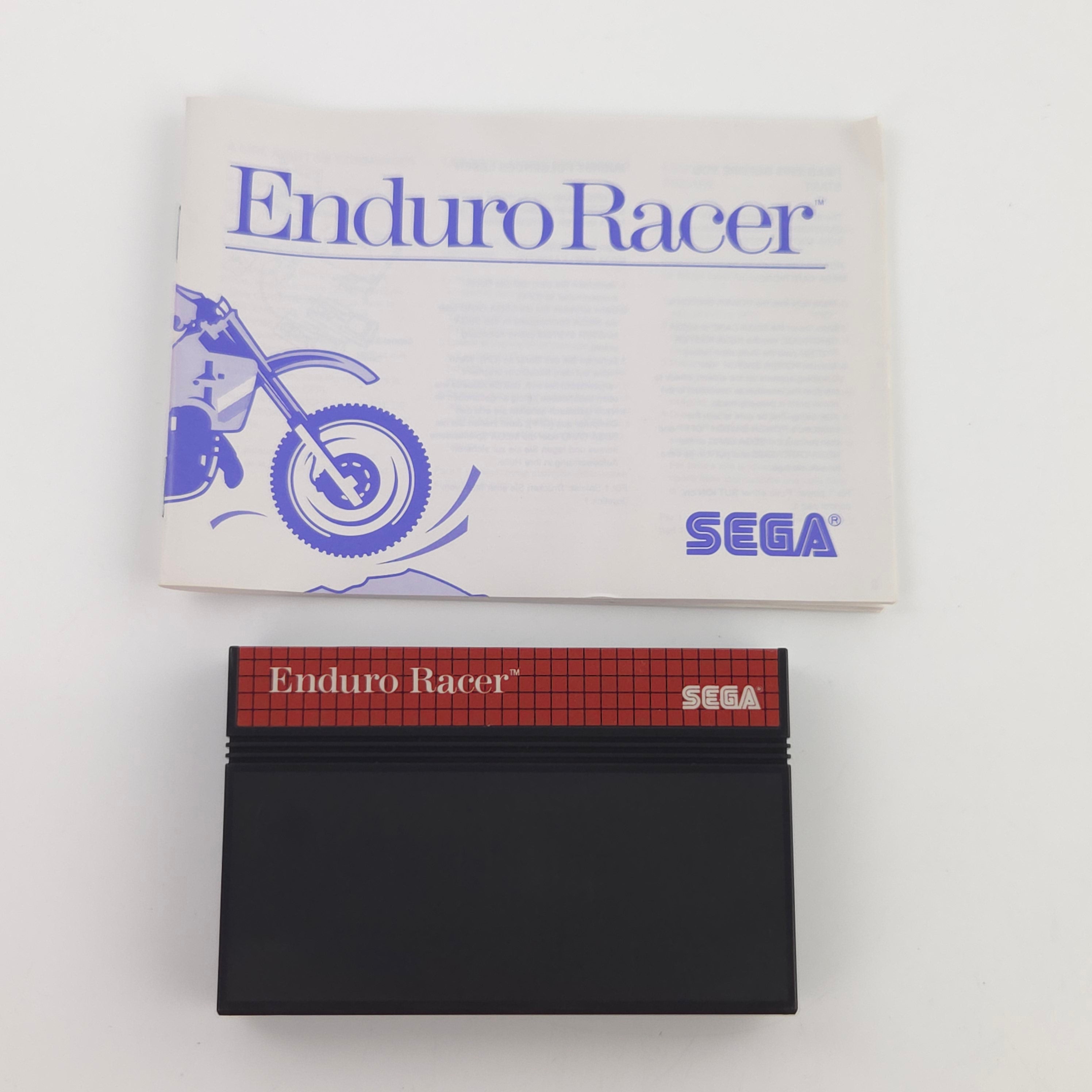 Master System Spiel Enduro Racer MS Modul OVP PAL EUR