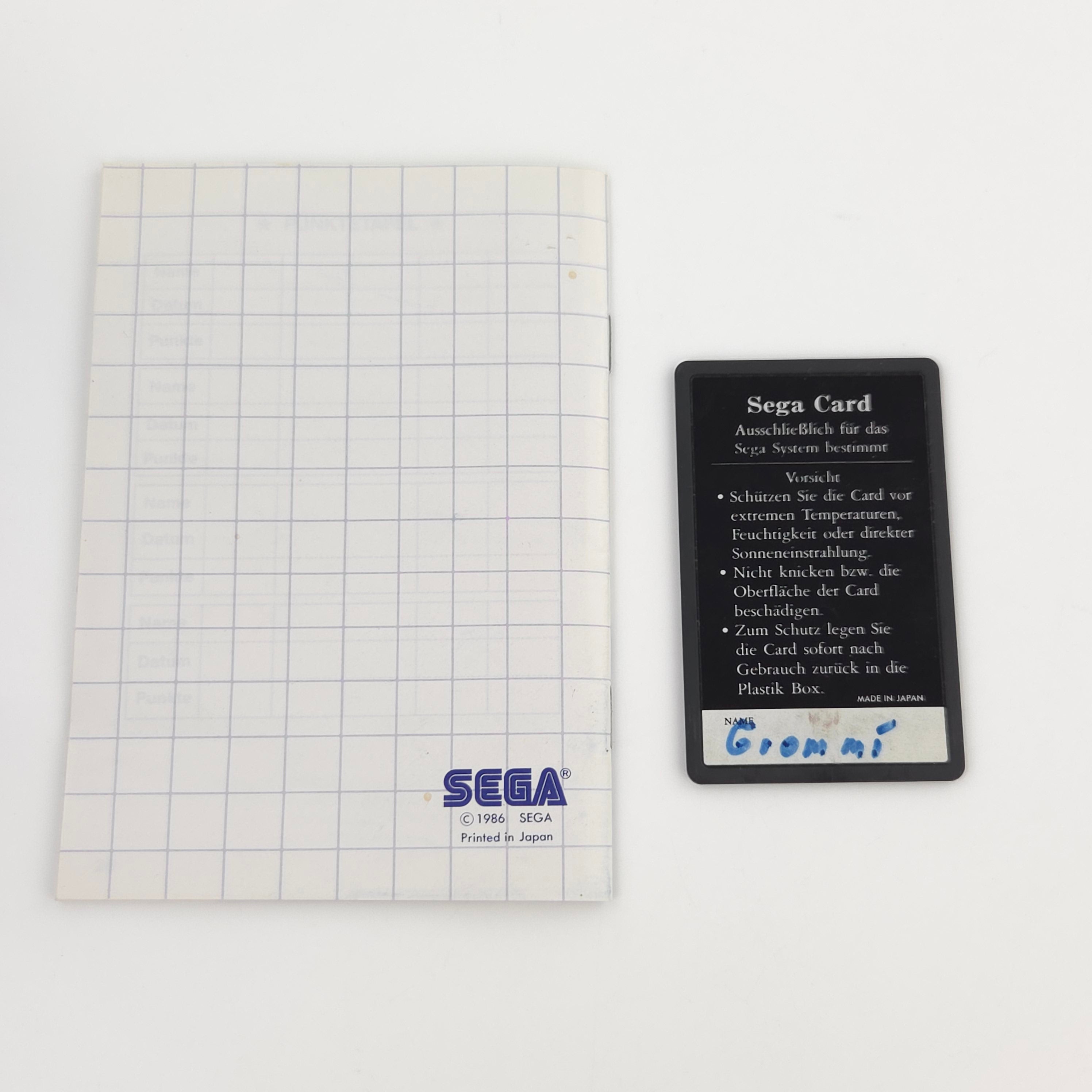 Master System Spiel F-16 Fighter The Sega Card MS OVP PAL