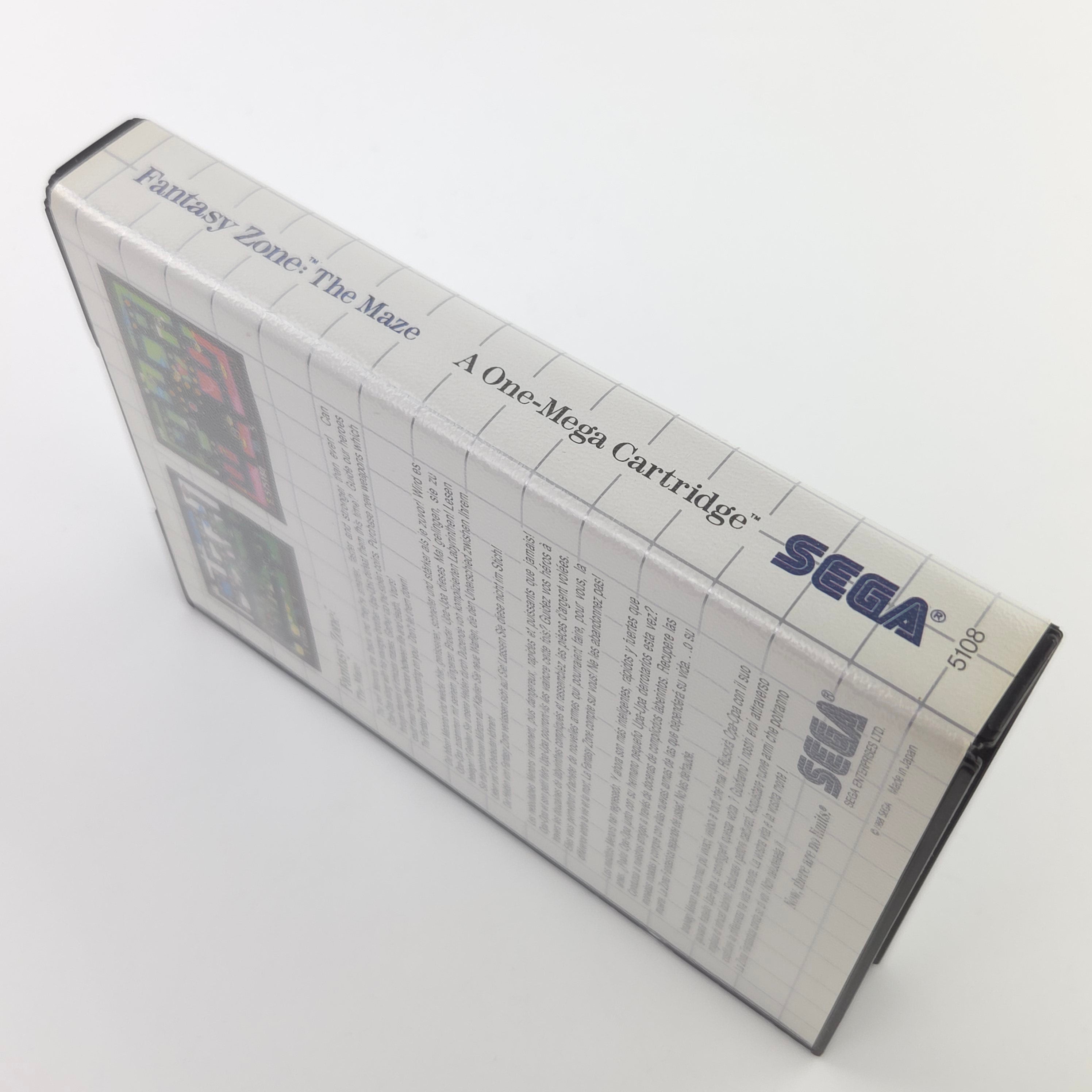 Sega Master System Spiel Fantasy Zone The Maze OVP PAL