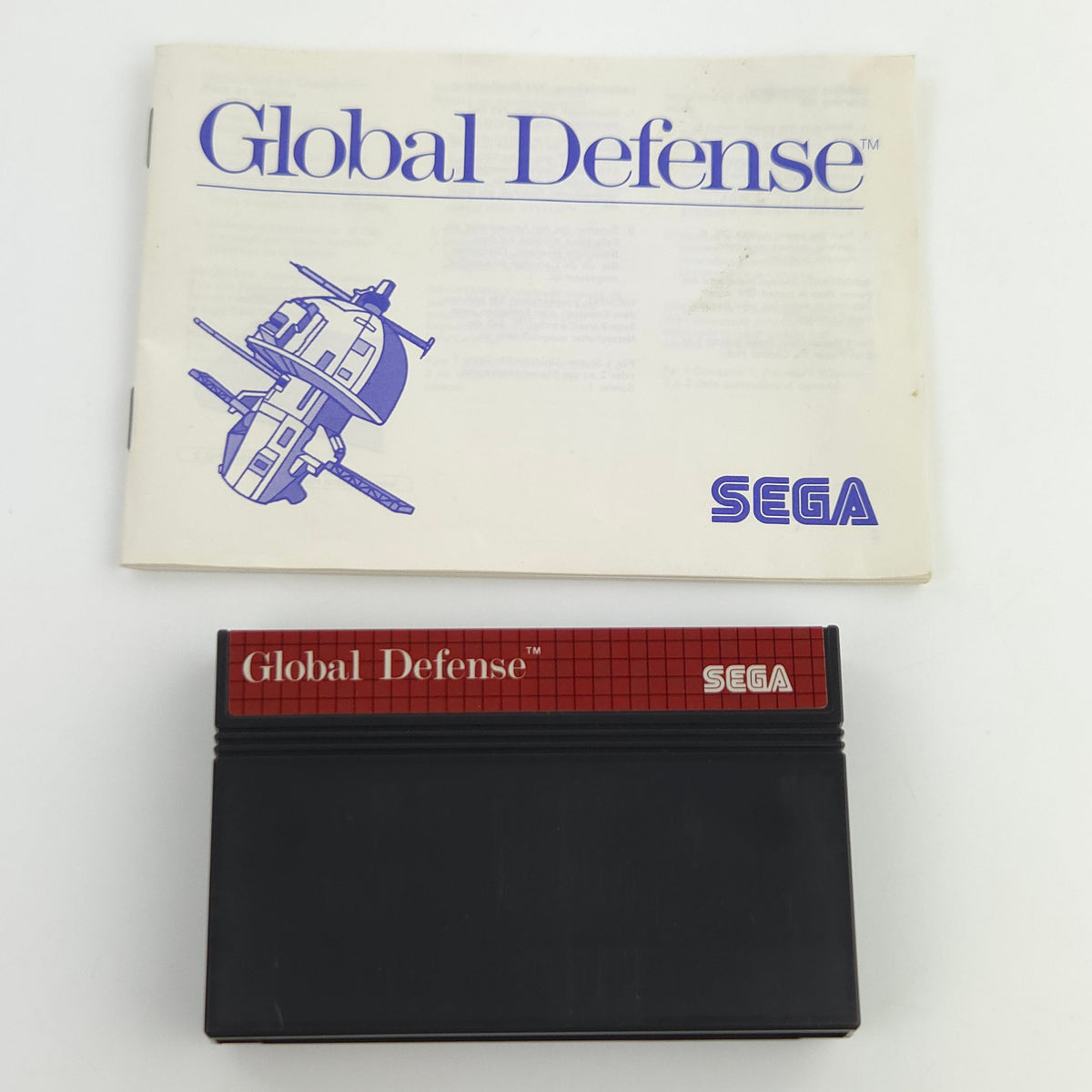 Sega Master System Spiel Global Defense OVP