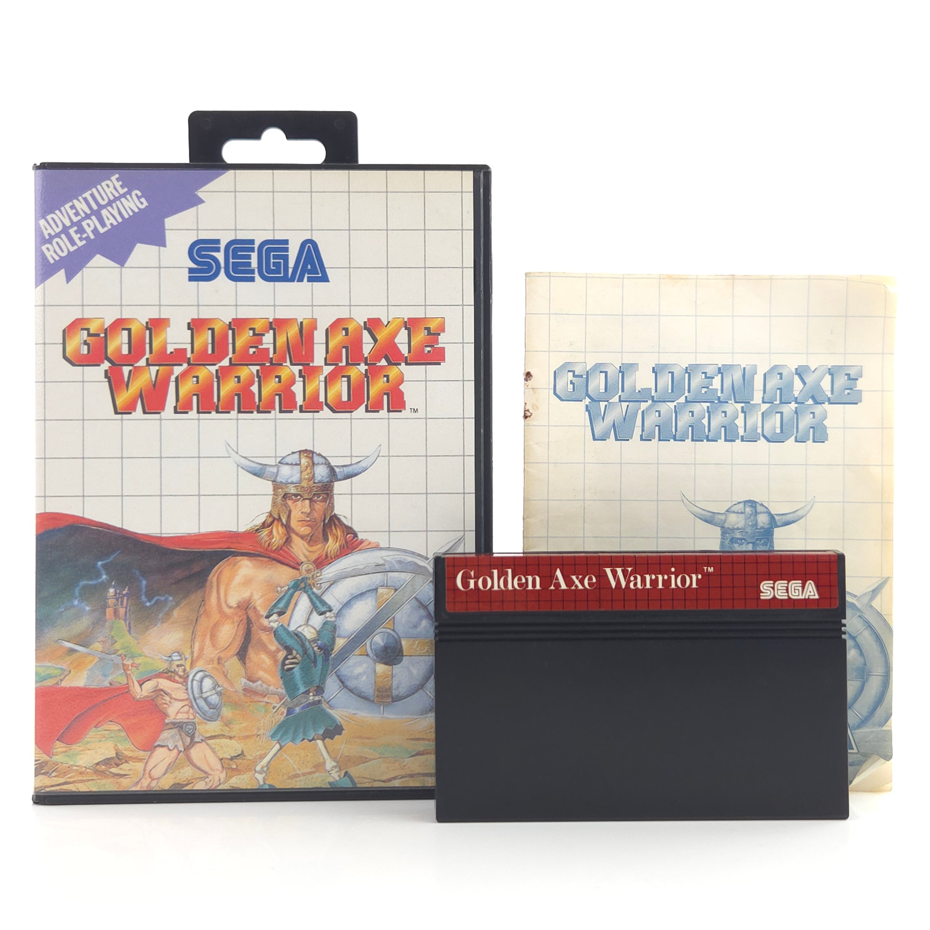 Sega Master System Spiel Golden Axe Warriors OVP PAL