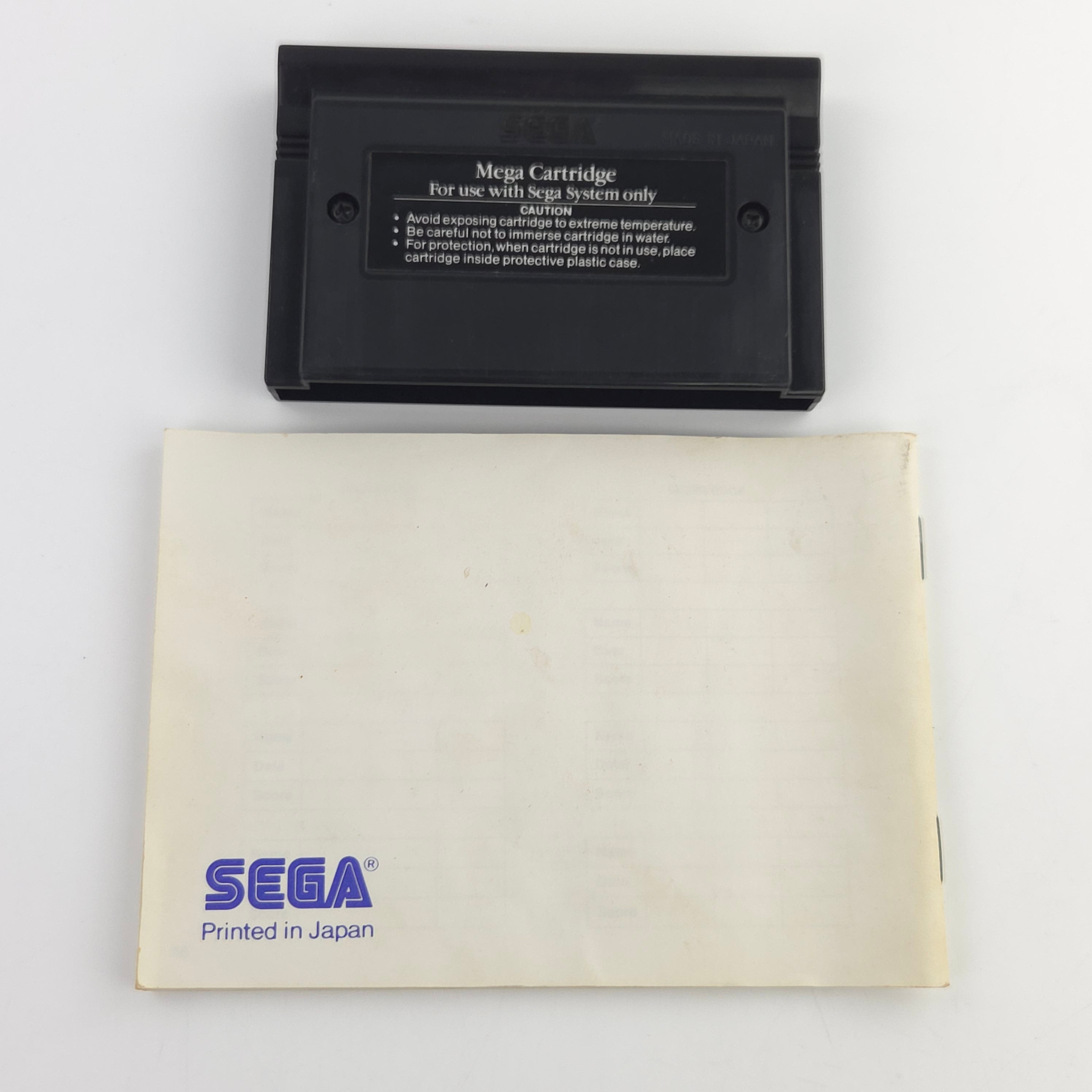 Sega Master System Spiel Kenseiden OVP PAL 1988 Modul