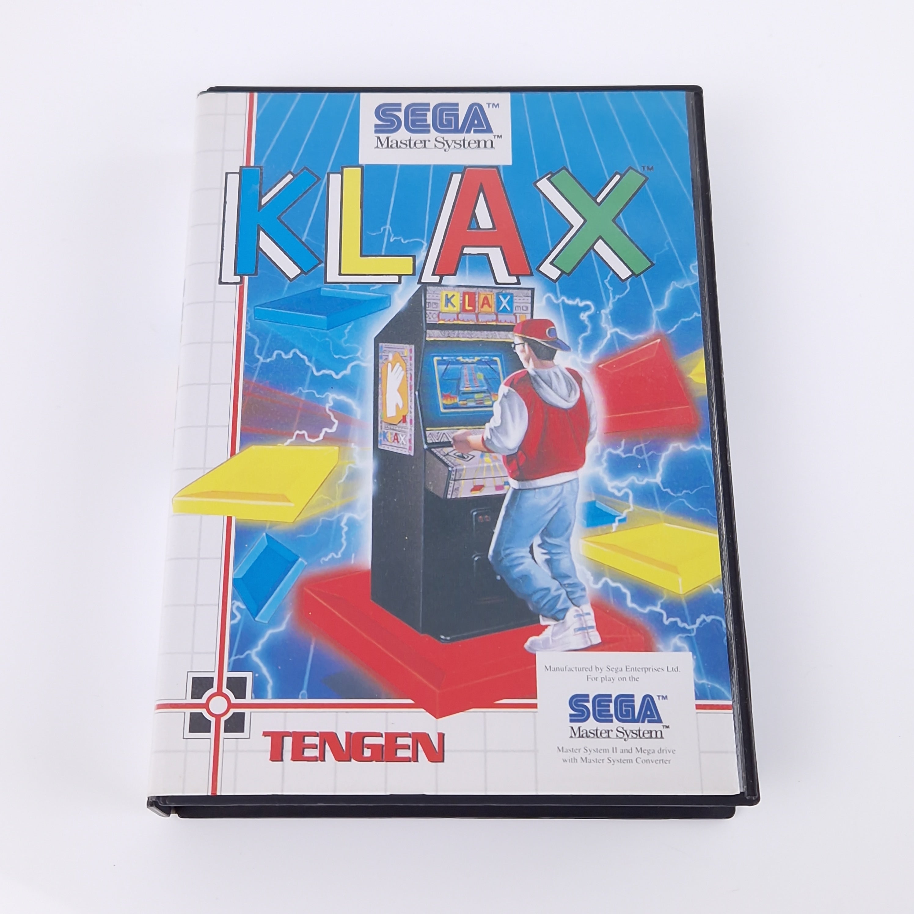 Sega Master System Spiel – Klax Modul OVP PAL Anleitung