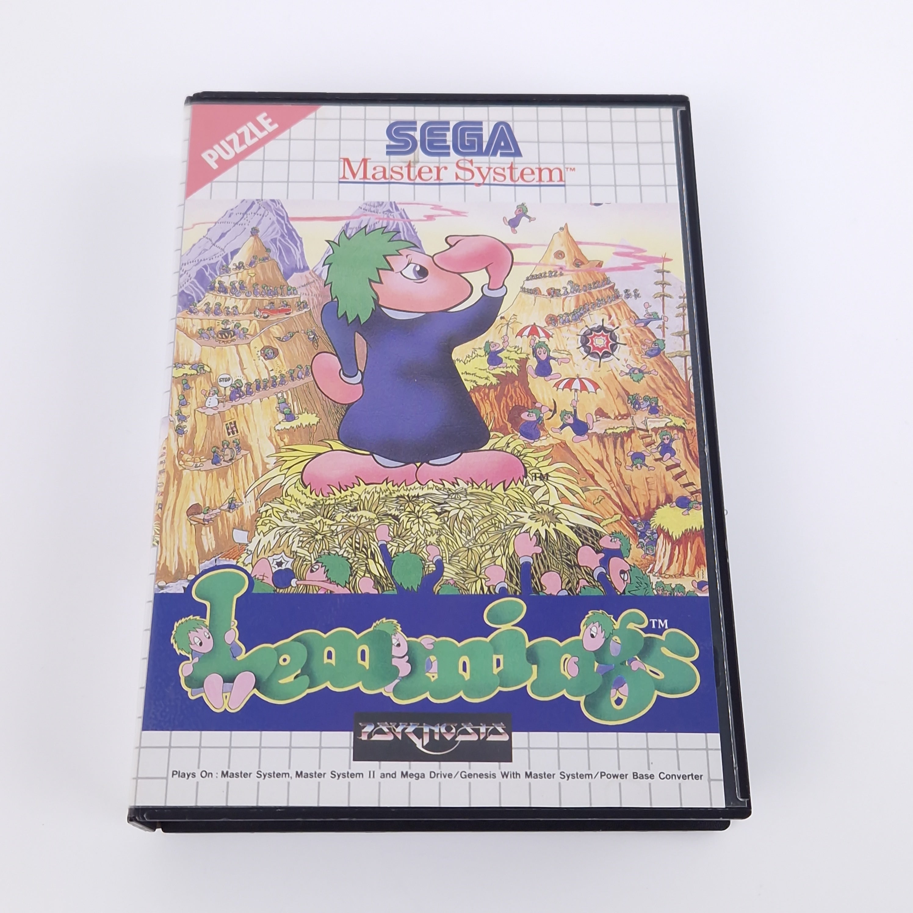 Sega Master System Spiel – Lemmings Modul OVP PAL
