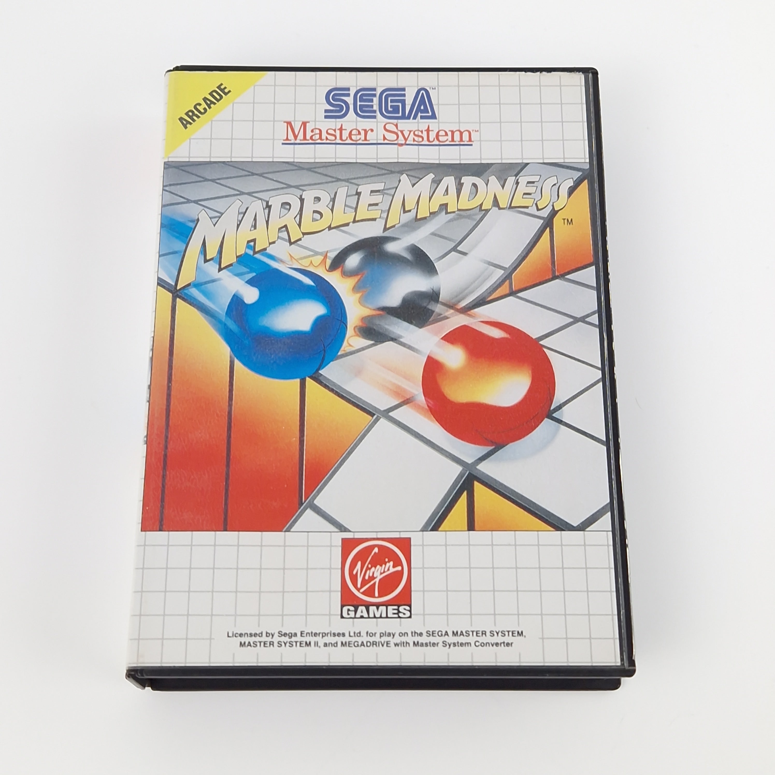 Sega Master System Spiel – Marble Madness Modul OVP PAL