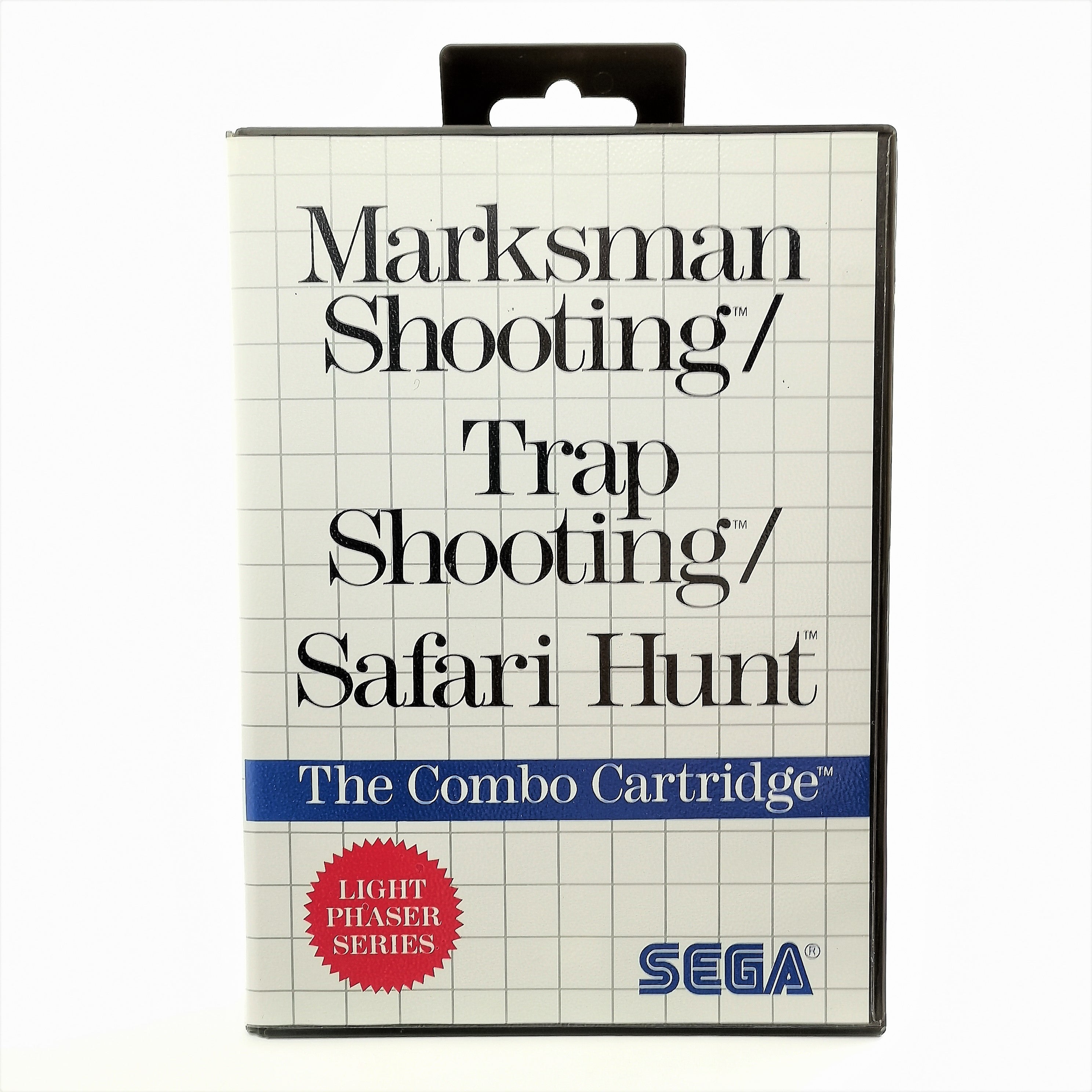 Sega Master System Spiel – Marksman Trap Safari Hunt OVP PAL