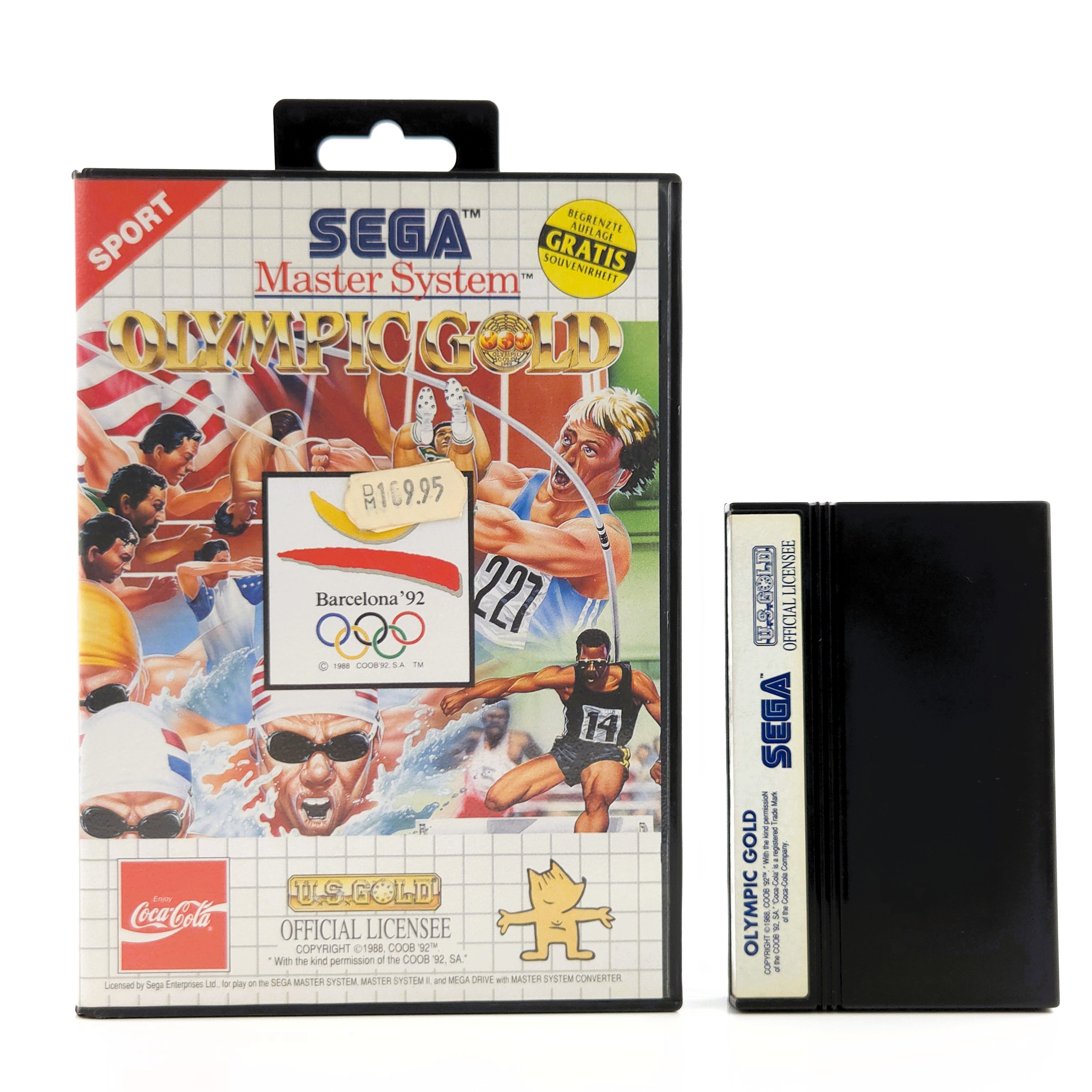 Sega Master System Spiel – Olympic Gold Barcelona 92 OVP