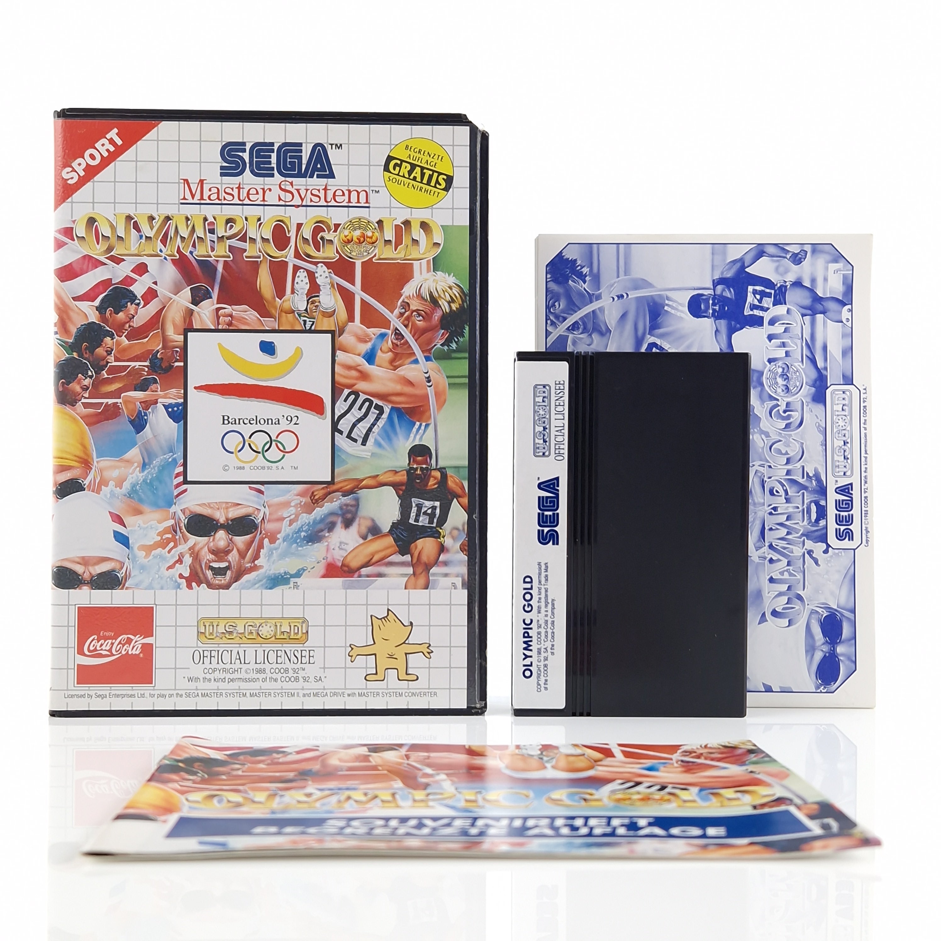 Sega Master System Spiel – Olympic Gold Barcelona 92 OVP PAL