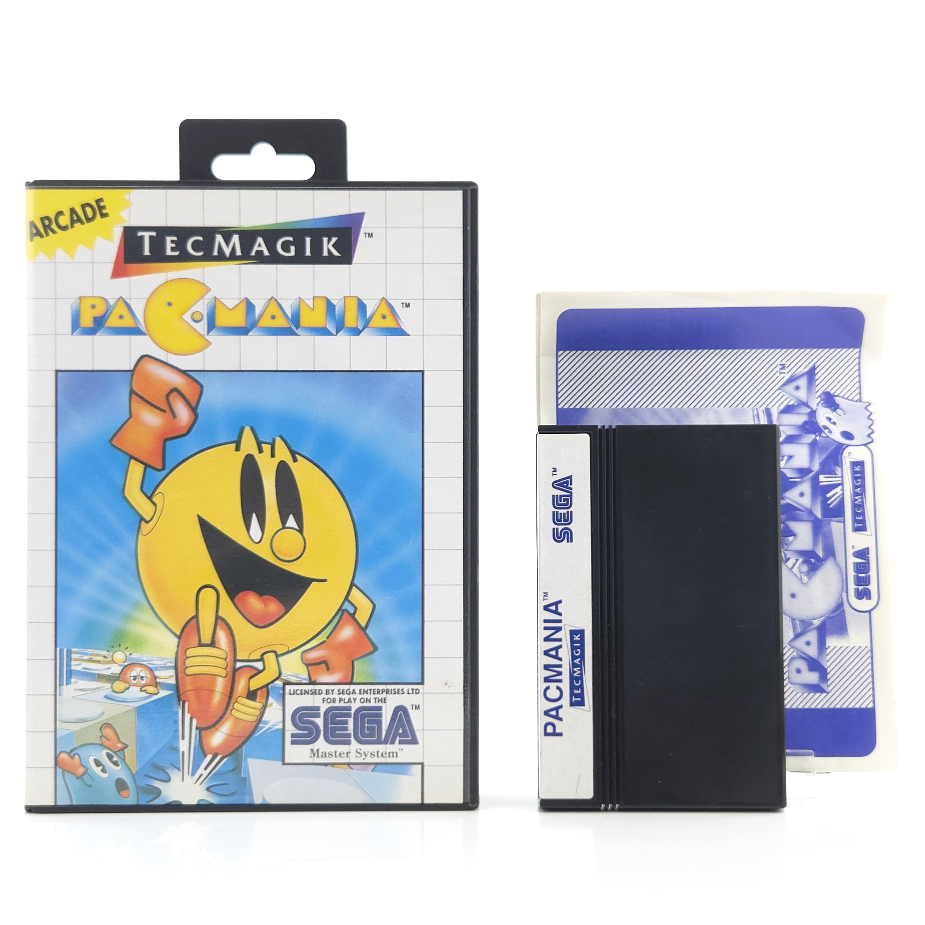 Master System Spiel Pac-Mania MS OVP CIB PAL Tecmahik