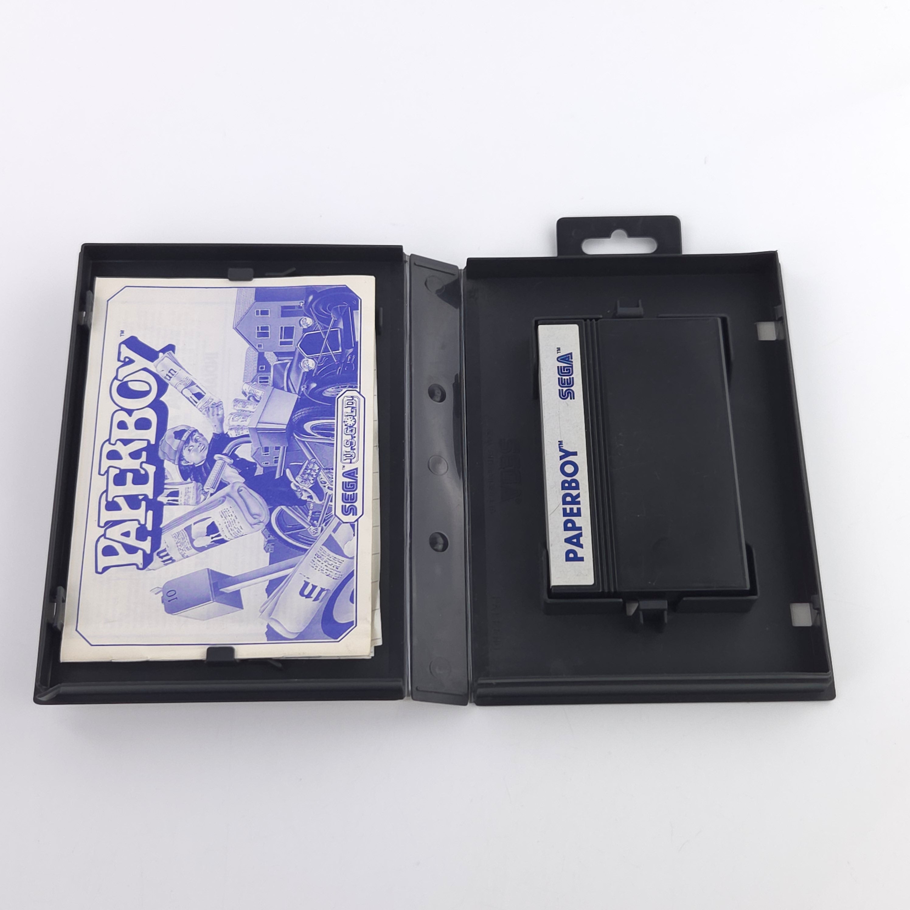 Sega Master System Spiel Paperboy Modul Anleitung OVP PAL