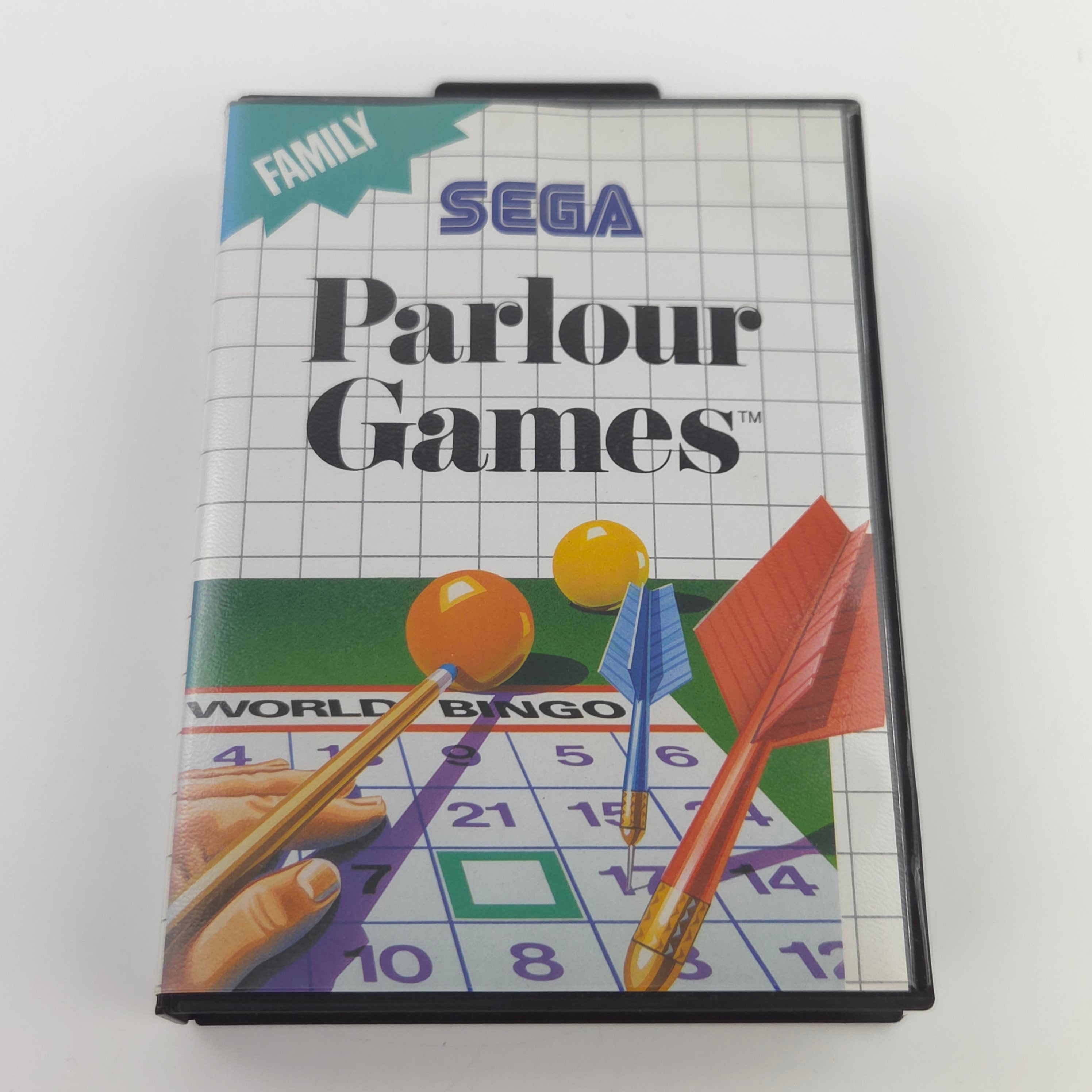 Sega Master System Spiel Parlour Games MS Modul OVP PAL