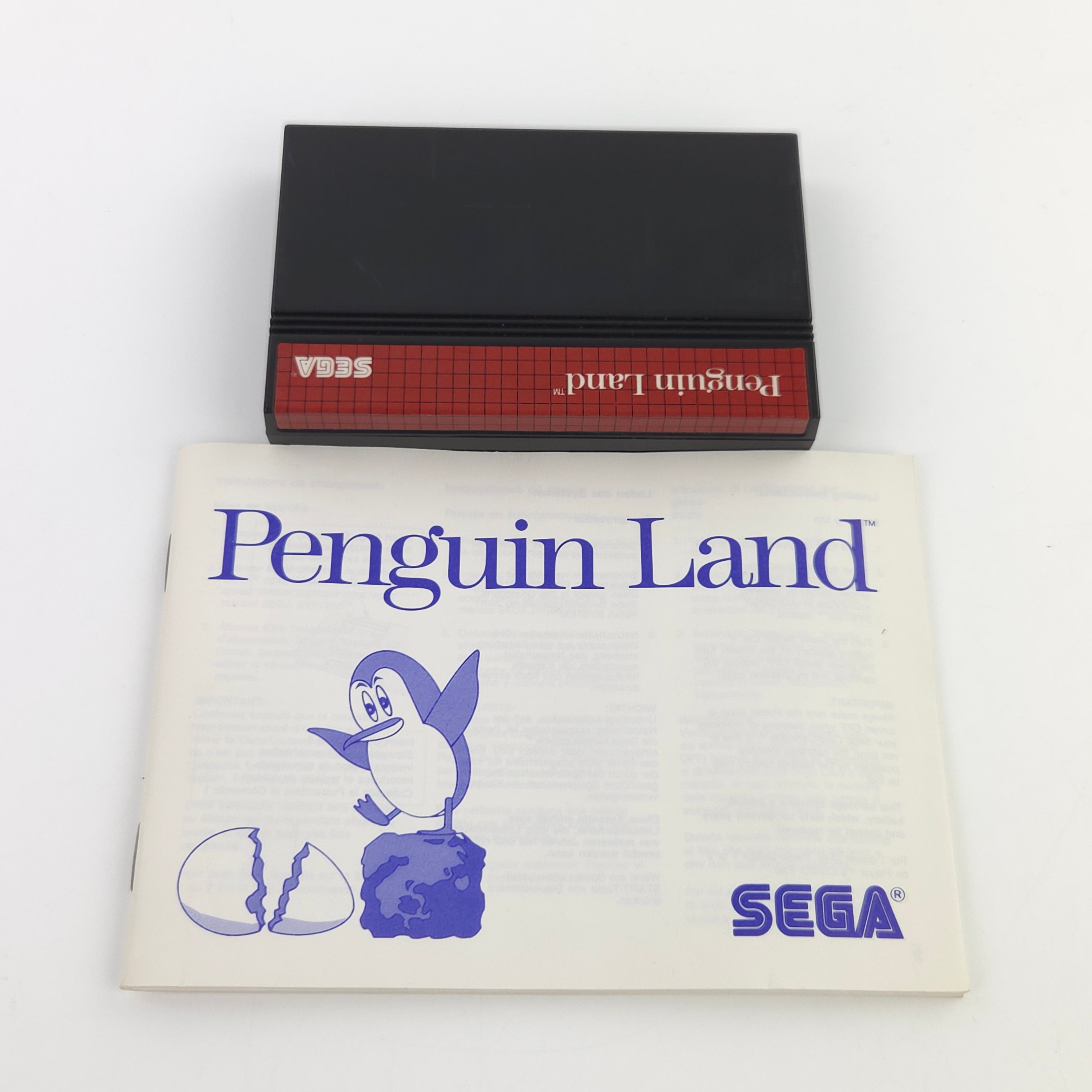 Sega Master System Spiel Penguin Land Mega Cartridge OVP PAL