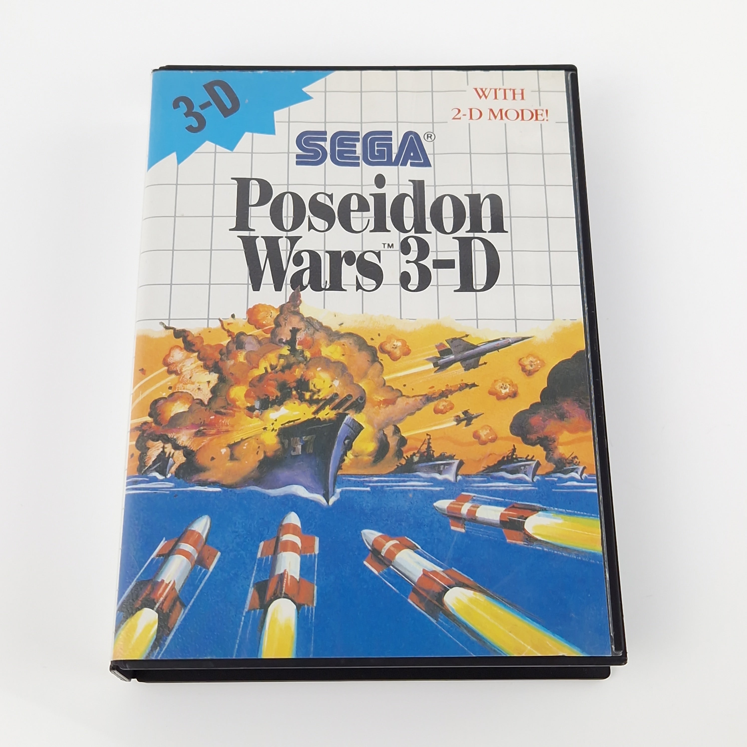 Sega Master System Spiel – Poseidon Wars 3-D OVP PAL