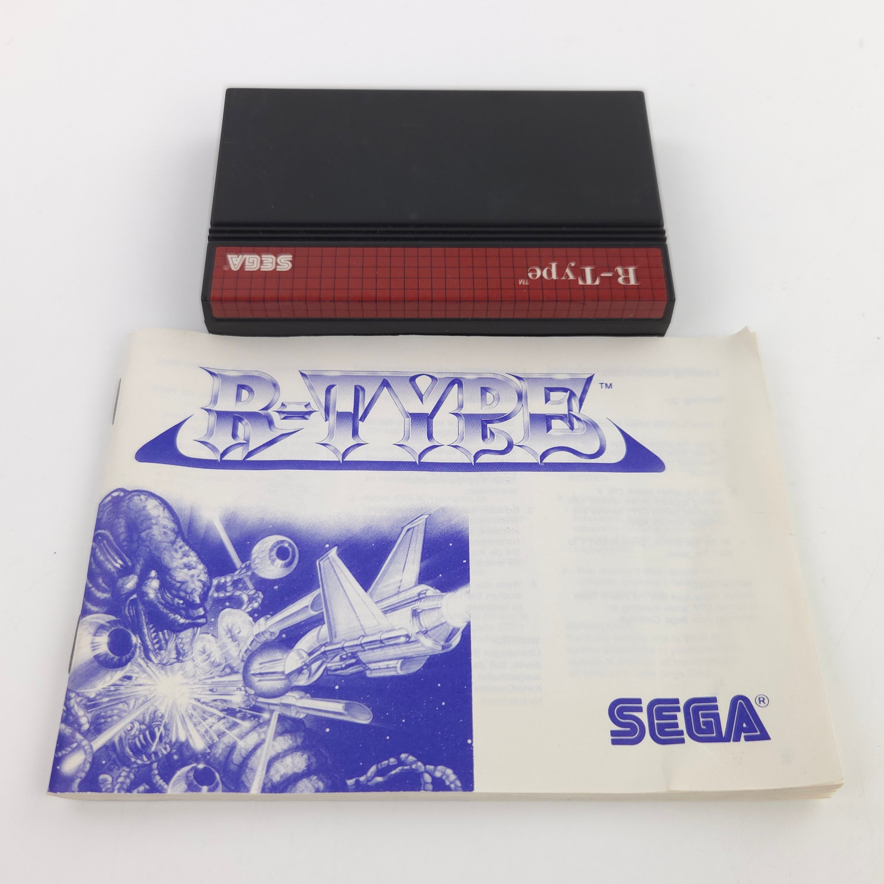 Sega Master System Spiel R-Type MS Modul Anleitung OVP PAL