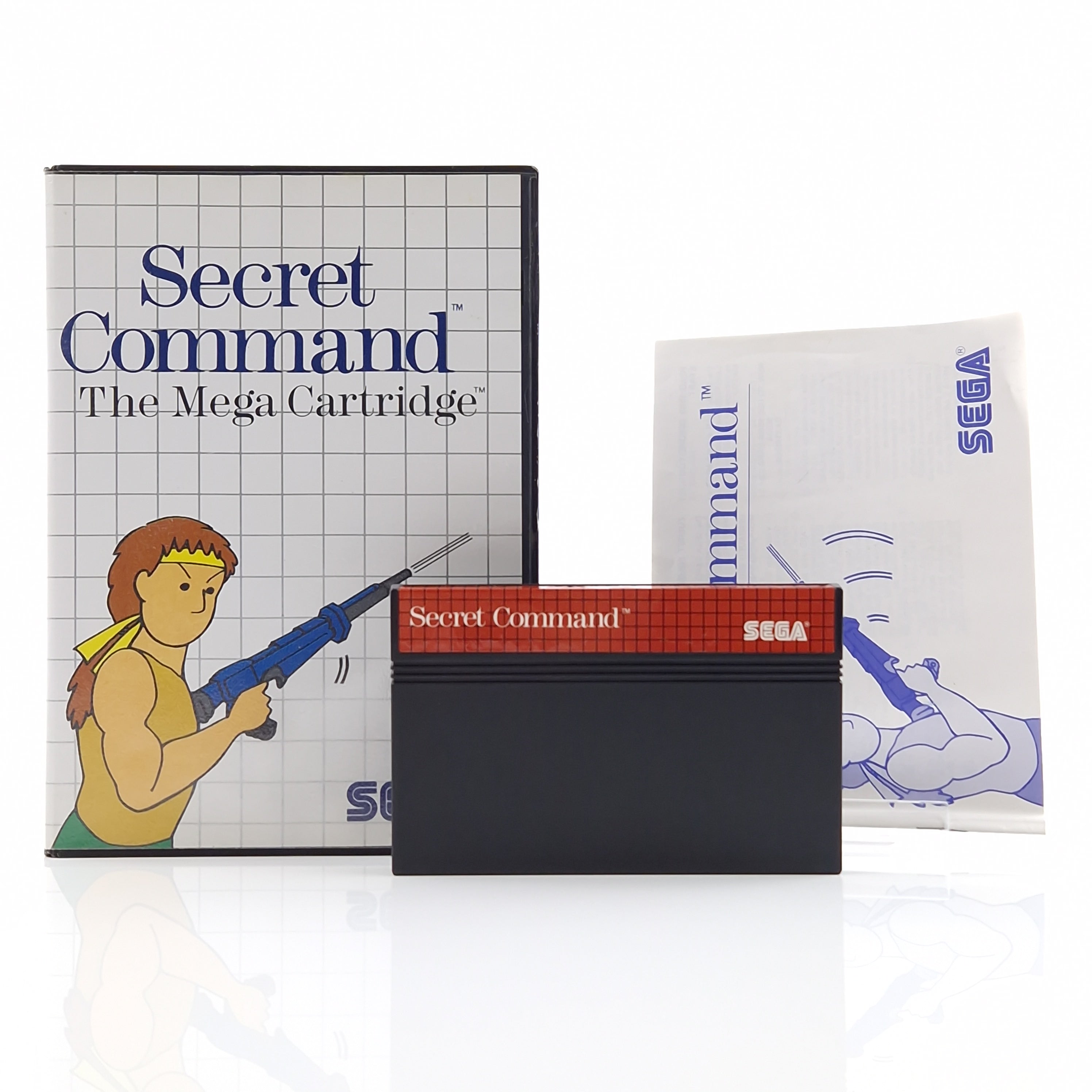 Sega Master System Spiel – Secret Command OVP PAL