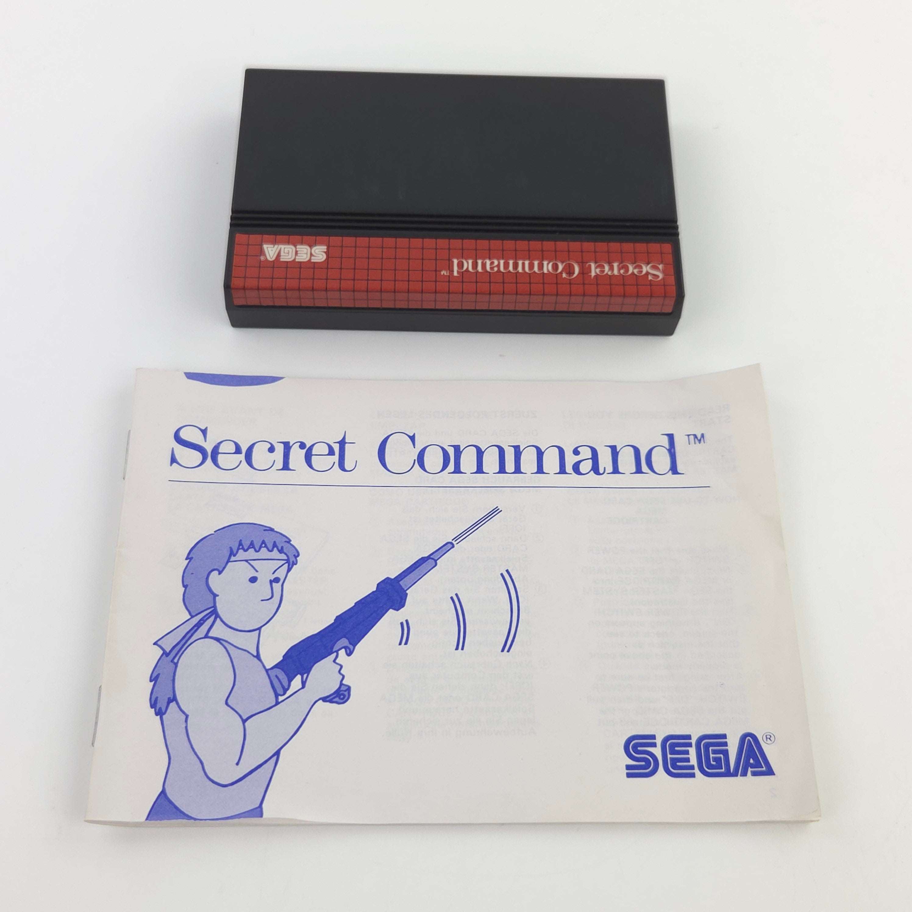 Sega Master System Spiel Secret Command (OVP PAL) 1987