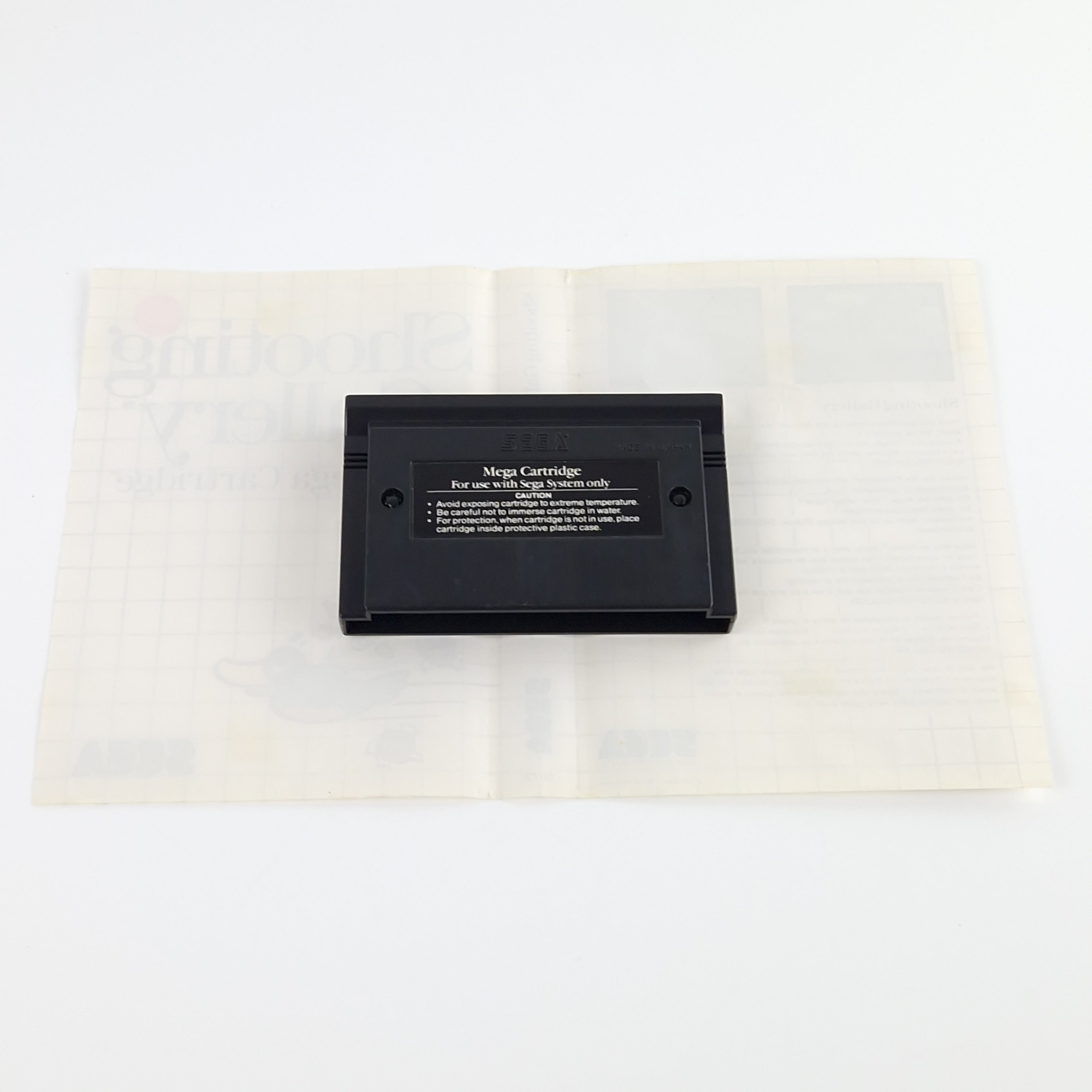 Sega Master System Spiel – Shooting Gallery OVP PAL Modul