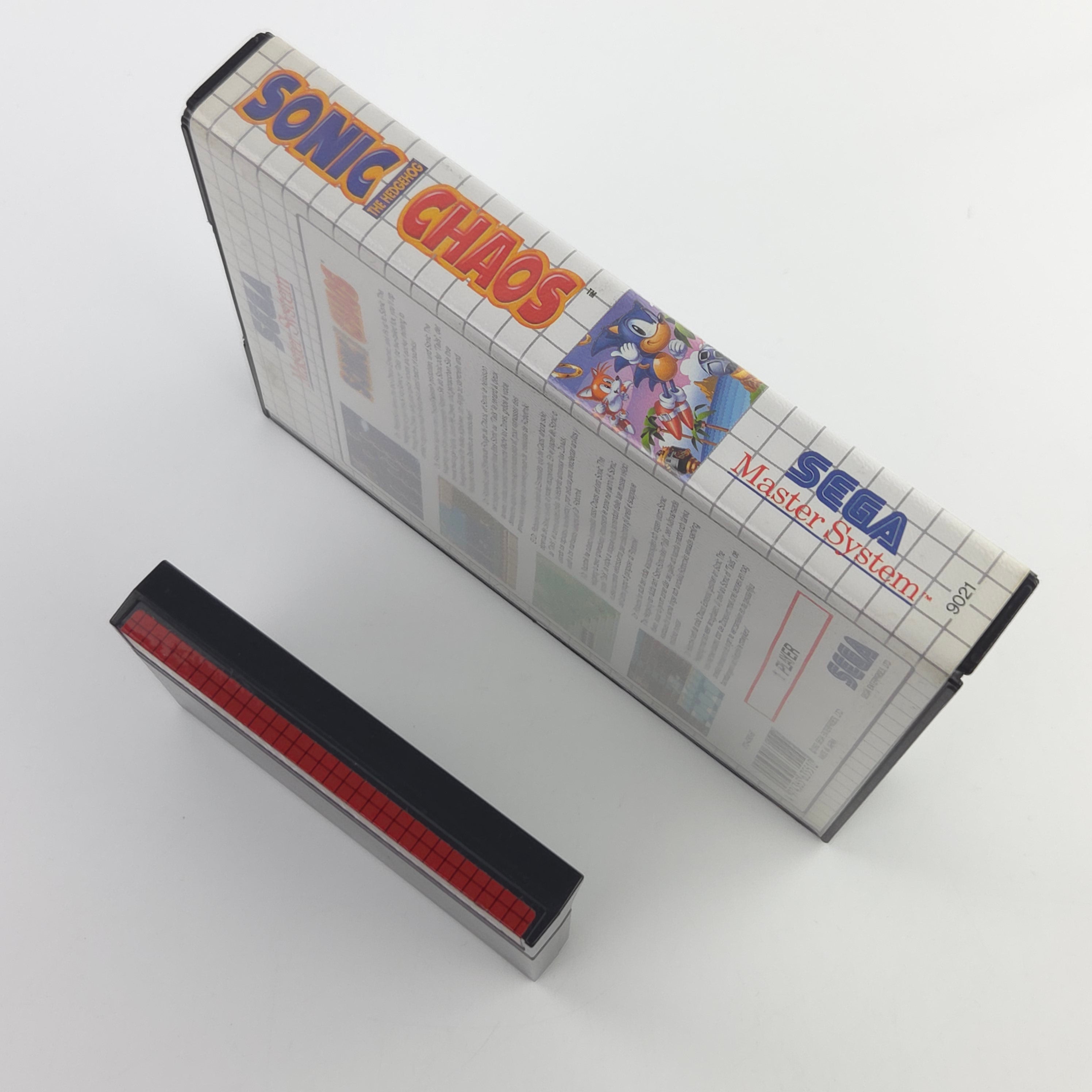 Sega Master System Spiel Sonic Chaos OVP PAL Komplett