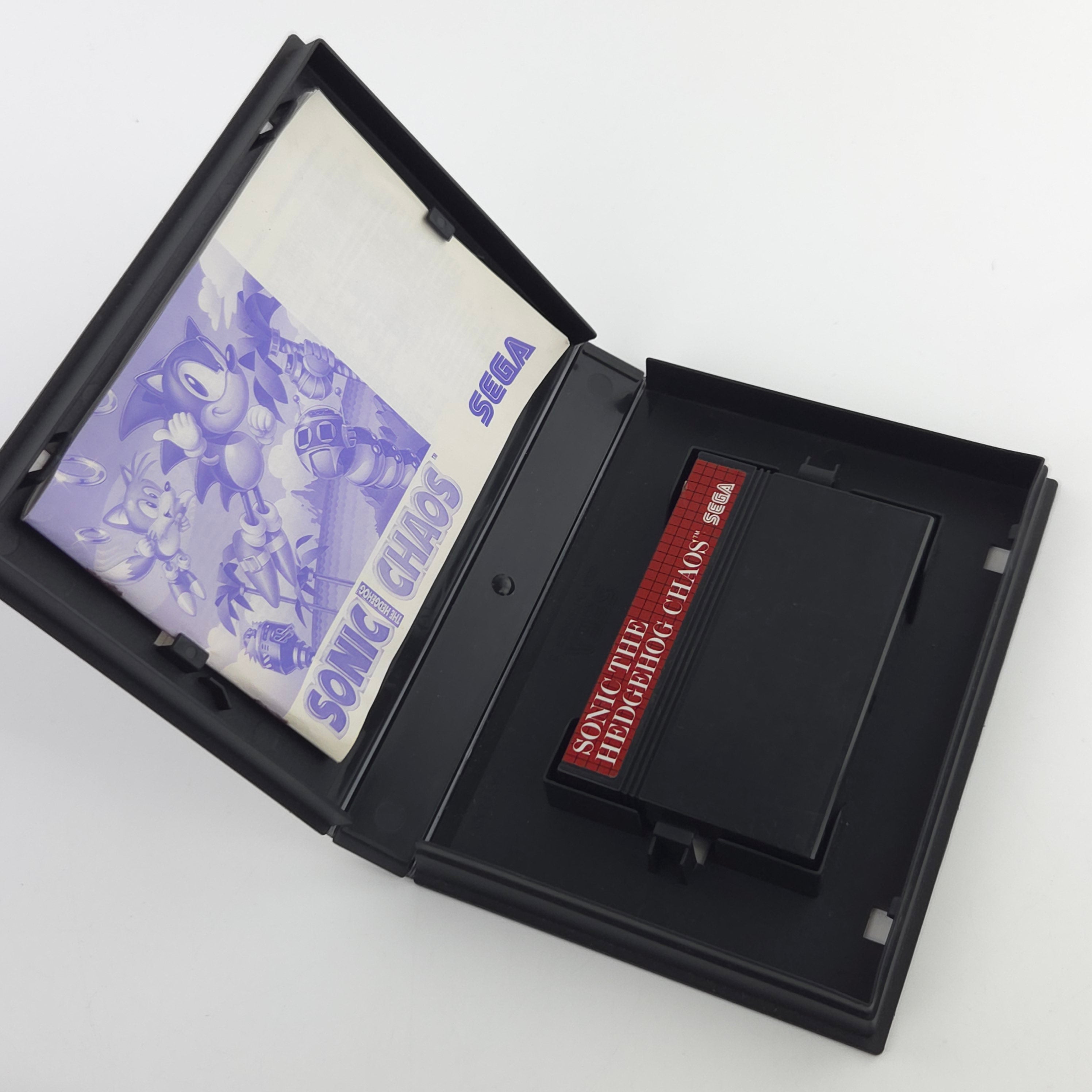 Sega Master System Spiel Sonic Chaos OVP PAL Komplett