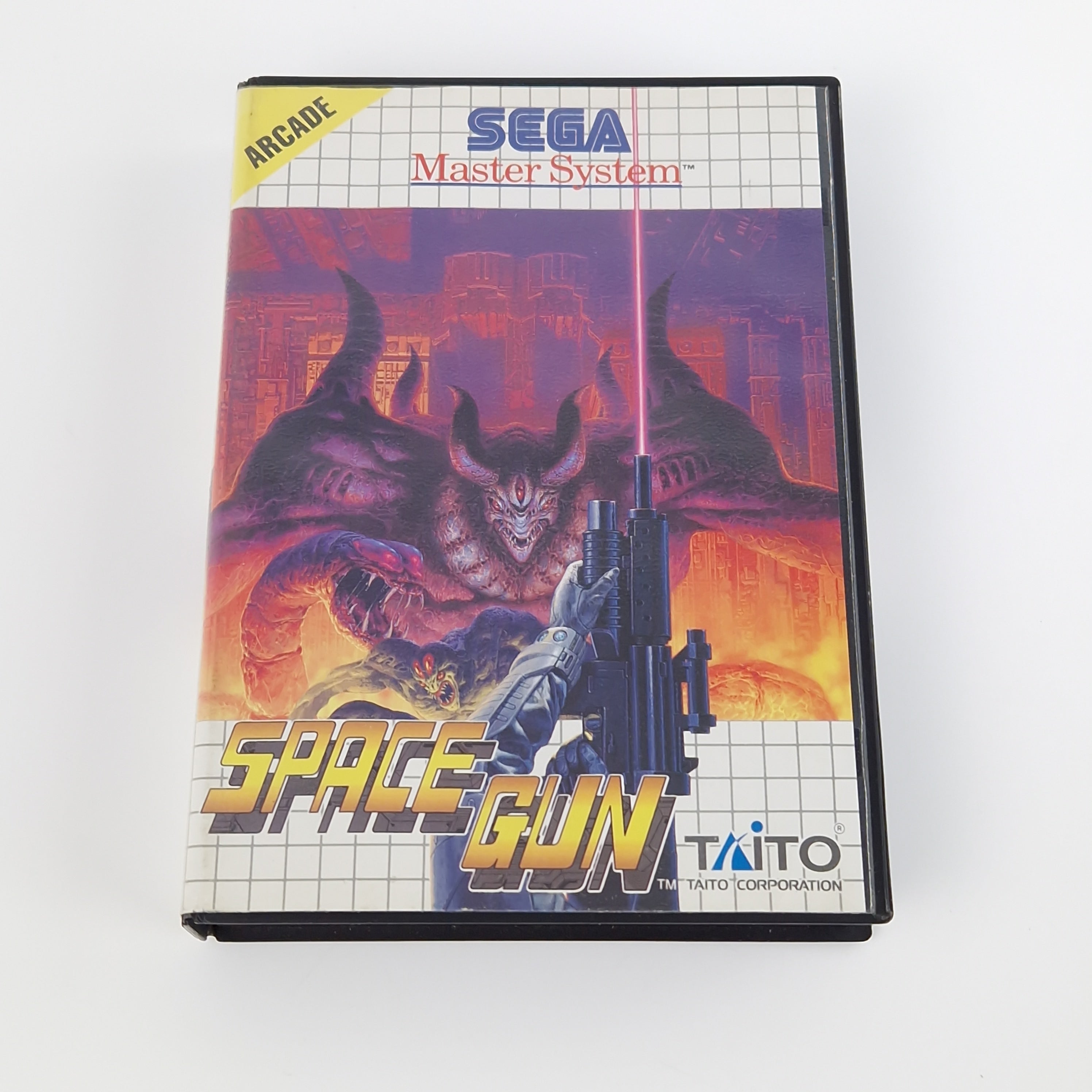 Sega Master System Spiel – Space Gun Modul Anleitung OVP PAL