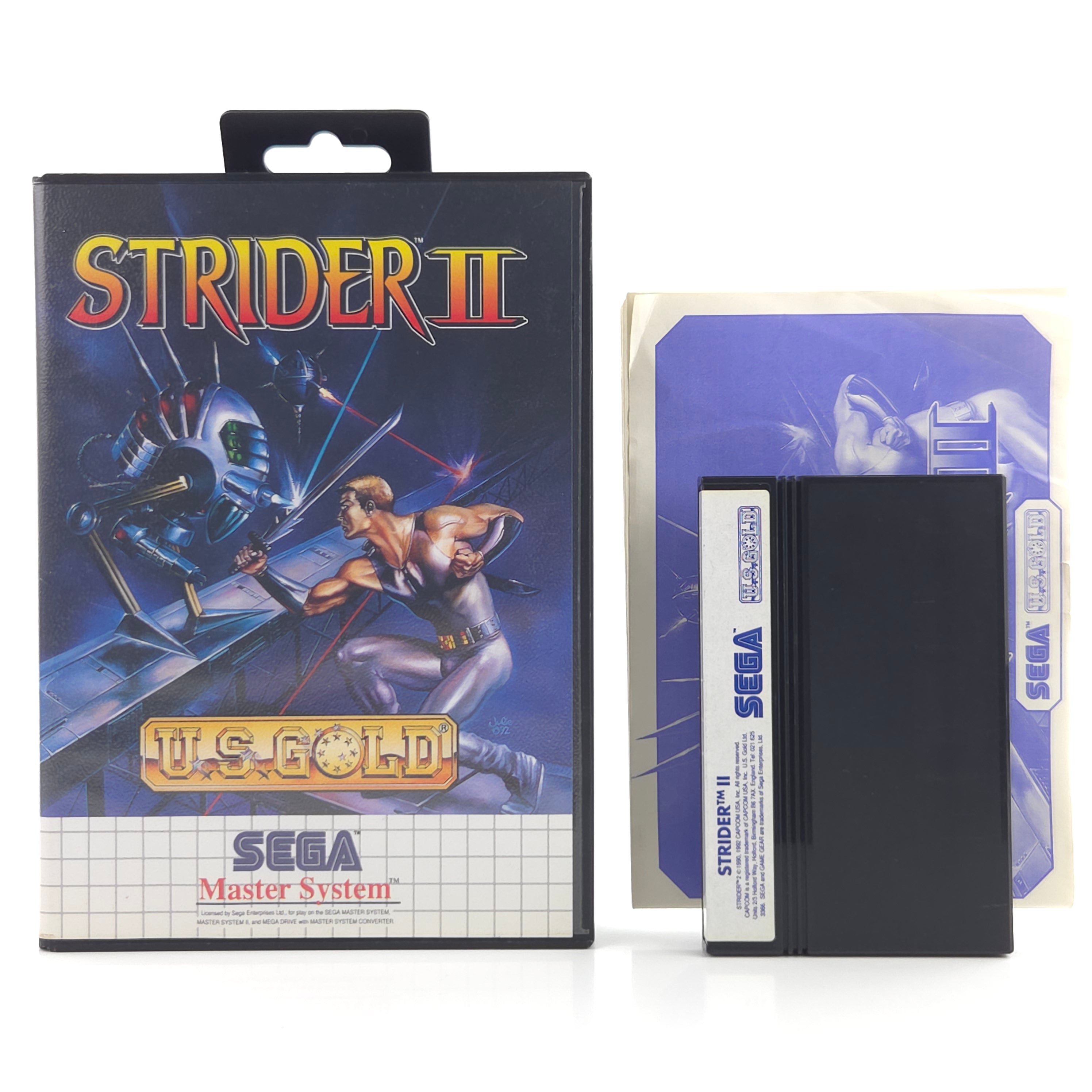 Sega Master System Spiel Strider II OVP PAL EUR Modul