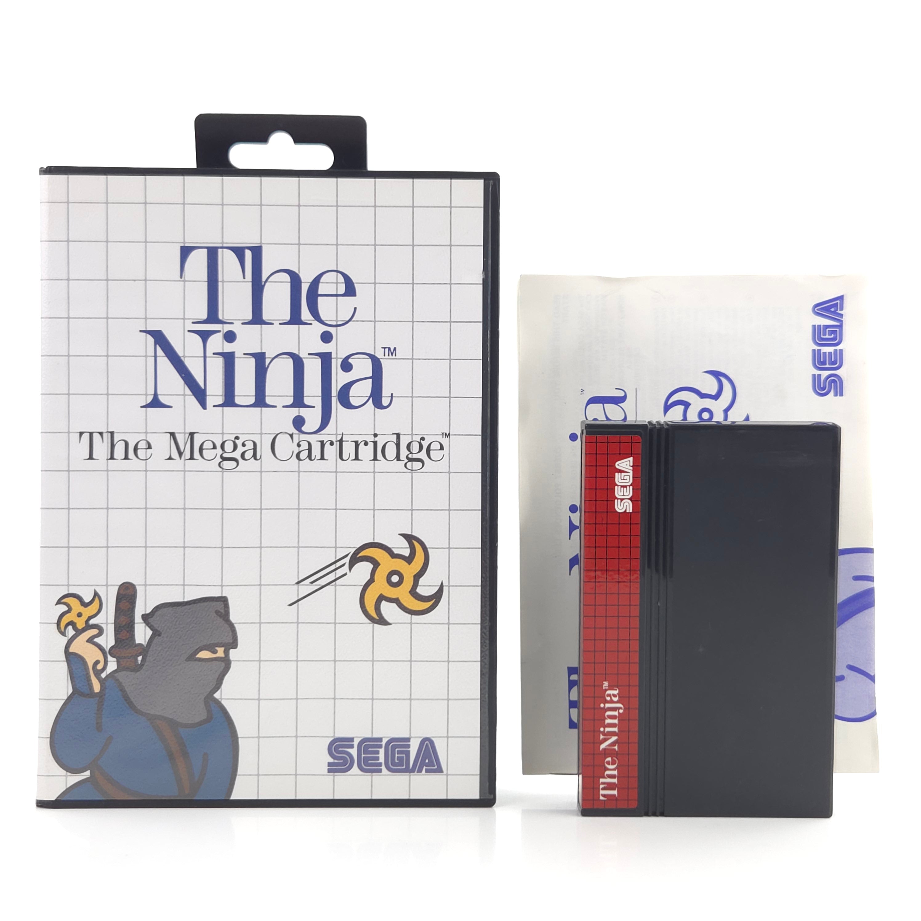 Sega Master System Spiel: The Ninja - Modul Anleitung OVP (PAL EUR)