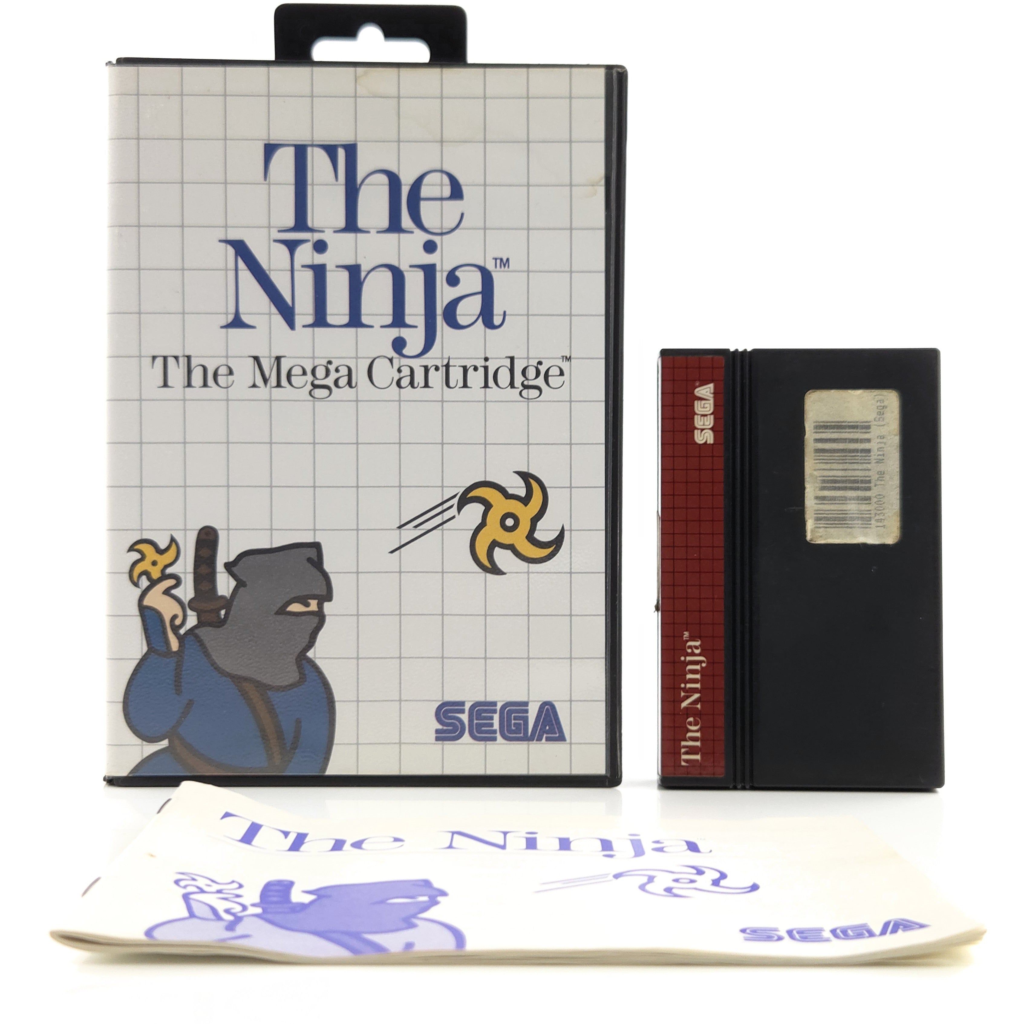 Sega Master System Spiel – The Ninja Modul OVP PAL