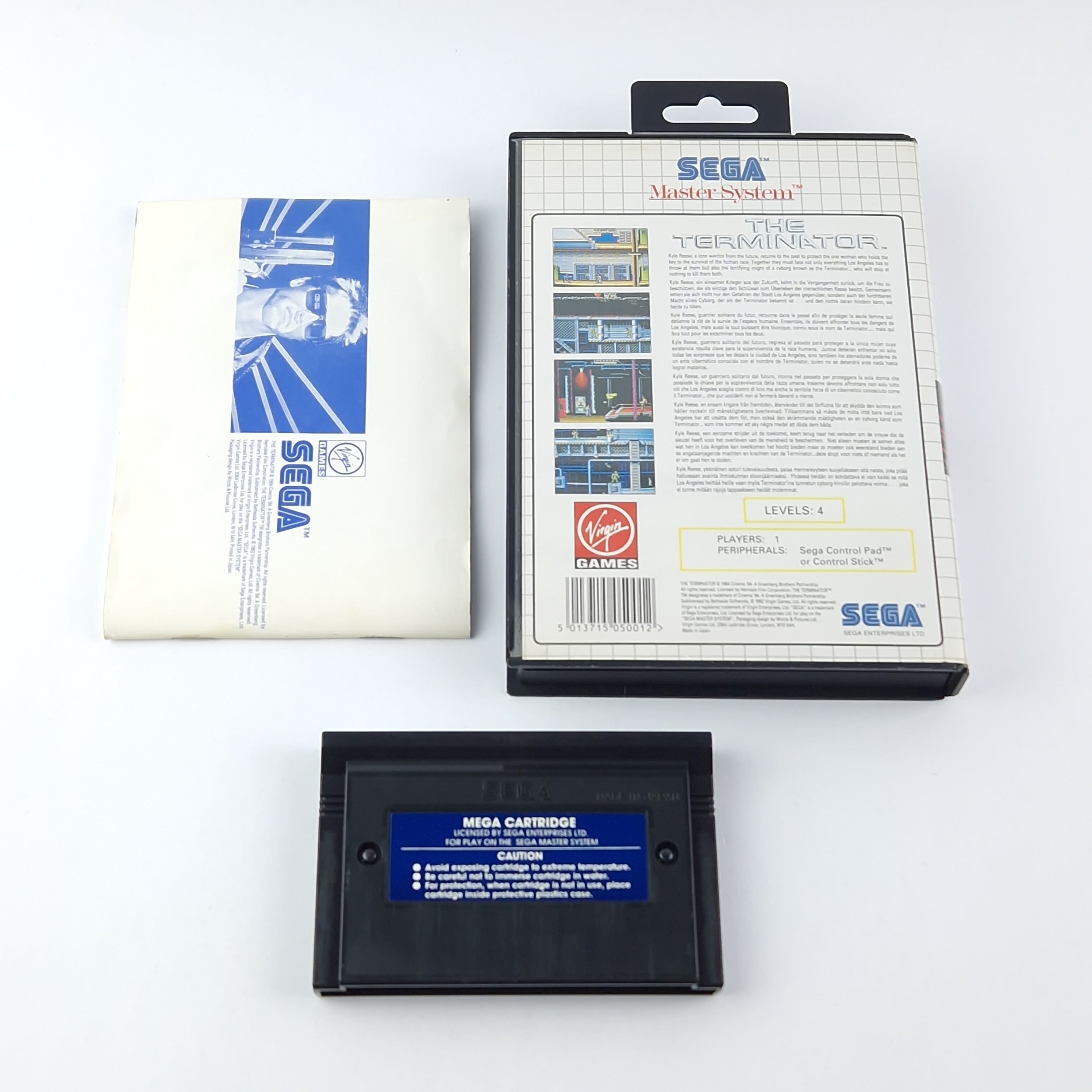 Sega Master System Spiel – The Terminator OVP PAL