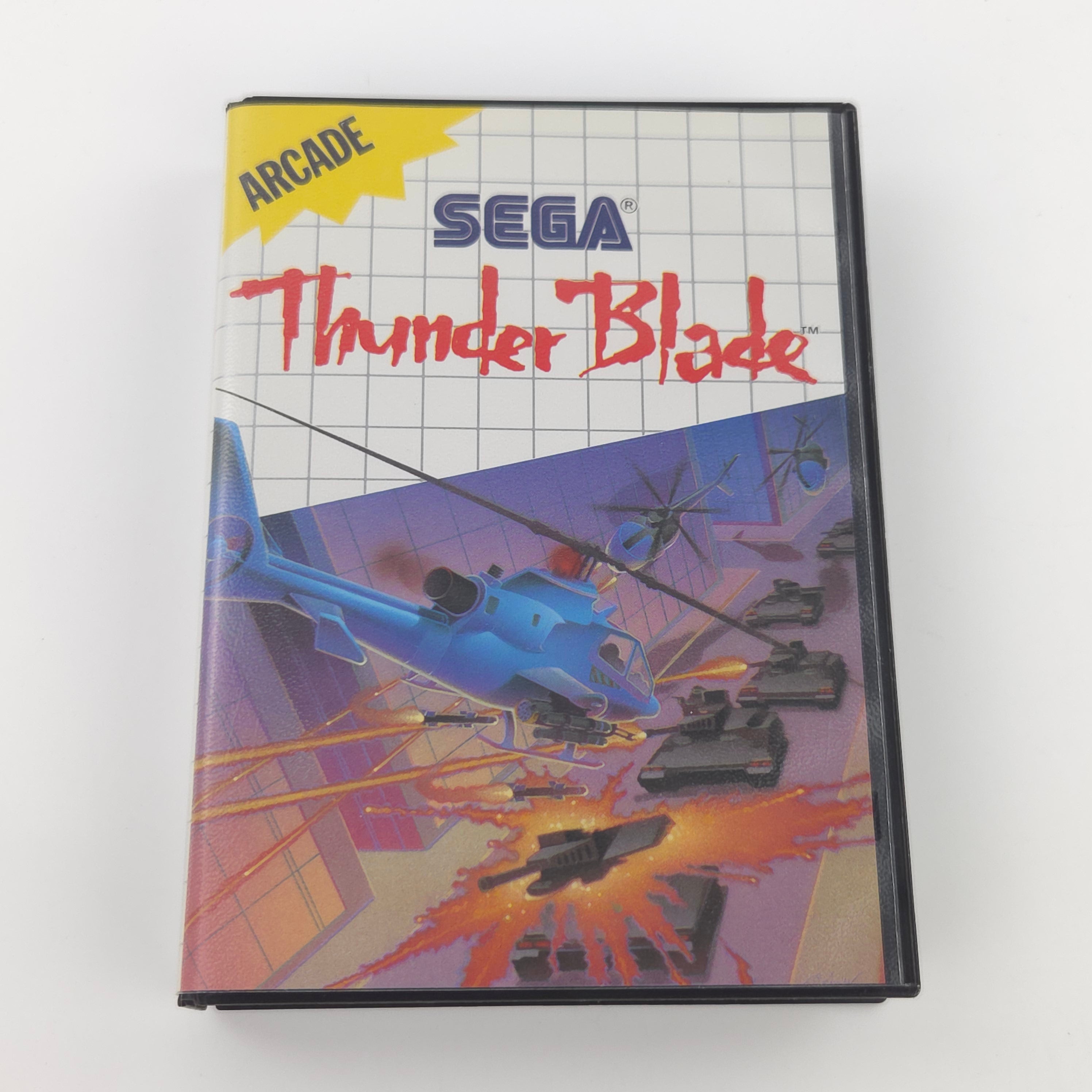 Master System Spiel Thunder Blade MS OVP PAL EUR 1988