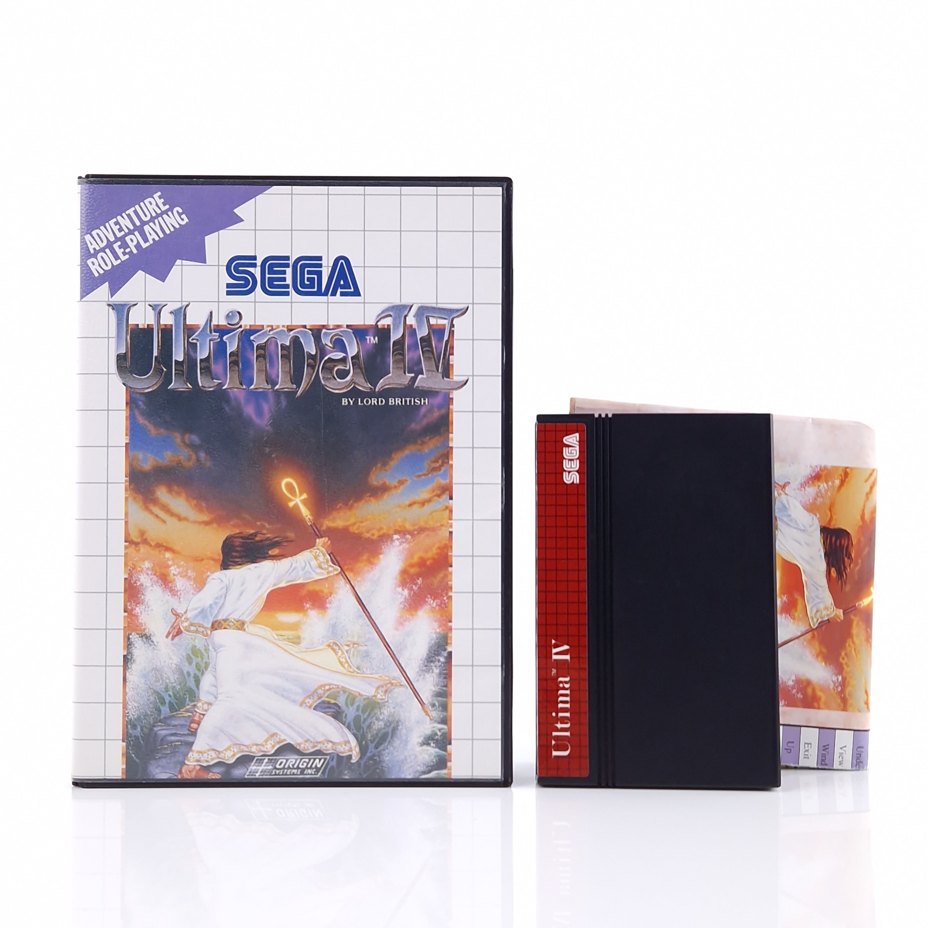 Sega Master System Spiel – Ultima IV Map OVP PAL
