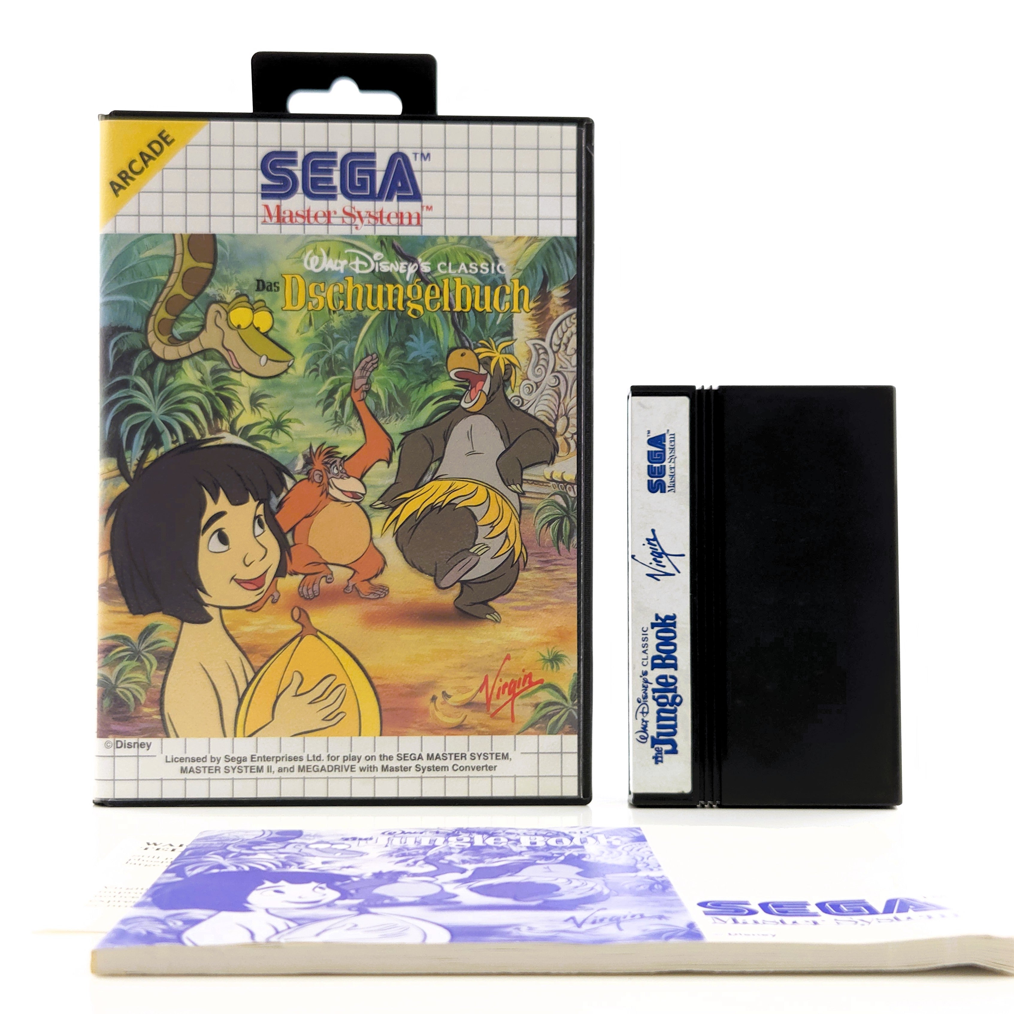 Sega Master System Spiel – Walt Disney Das Dschungelbuch OVP PAL