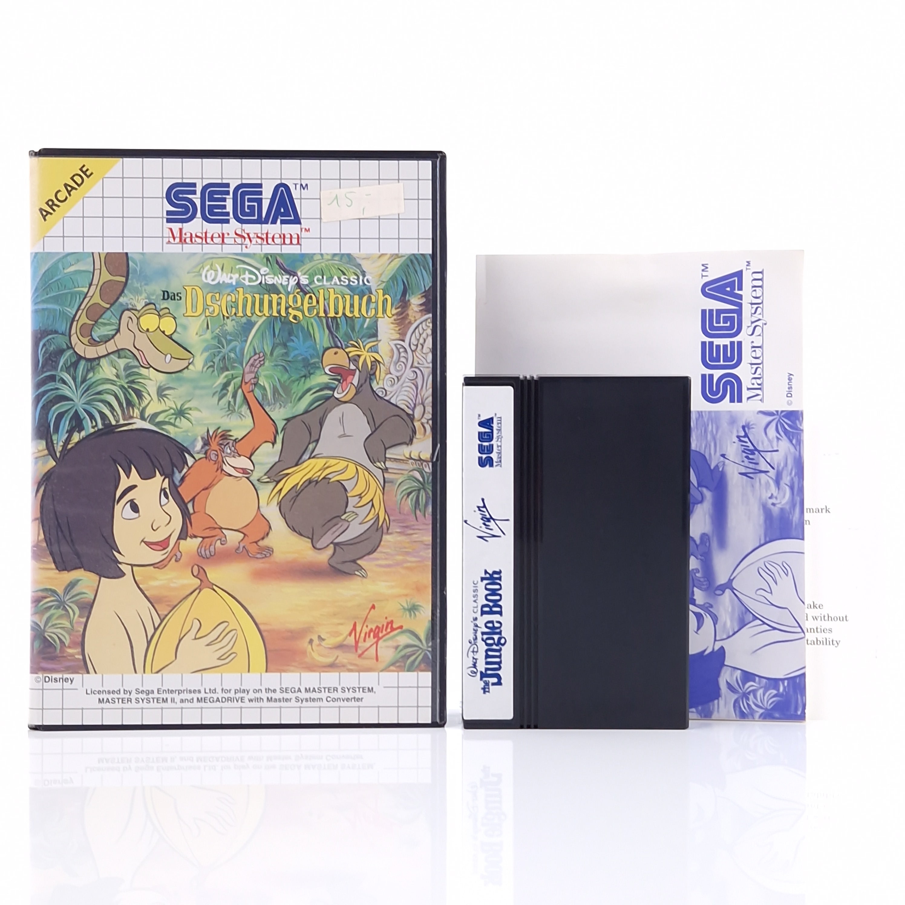 Sega Master System Spiel – Walt Disneys Dschungelbuch OVP PAL