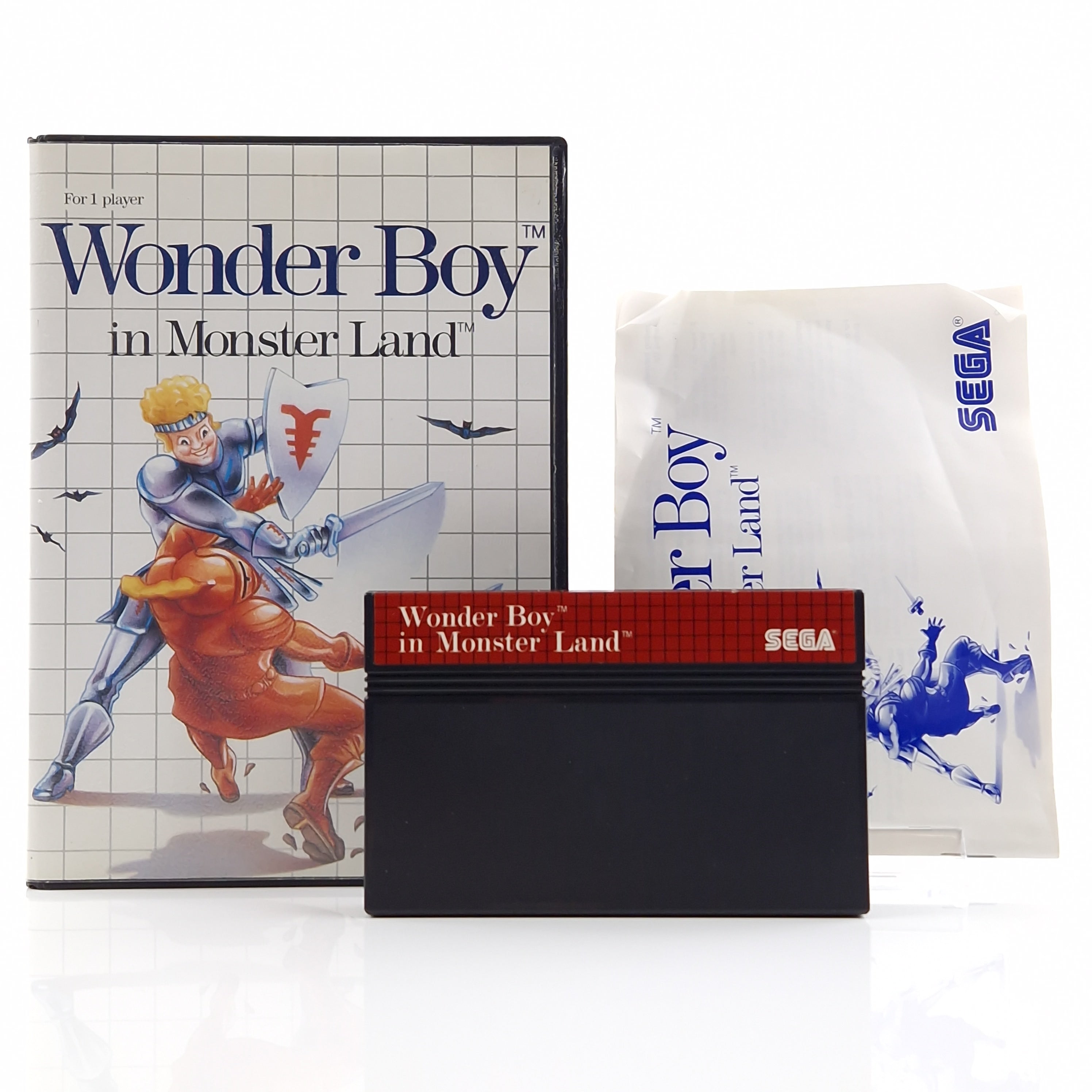 Sega Master System Spiel – Wonder Boy in Monster Land OVP